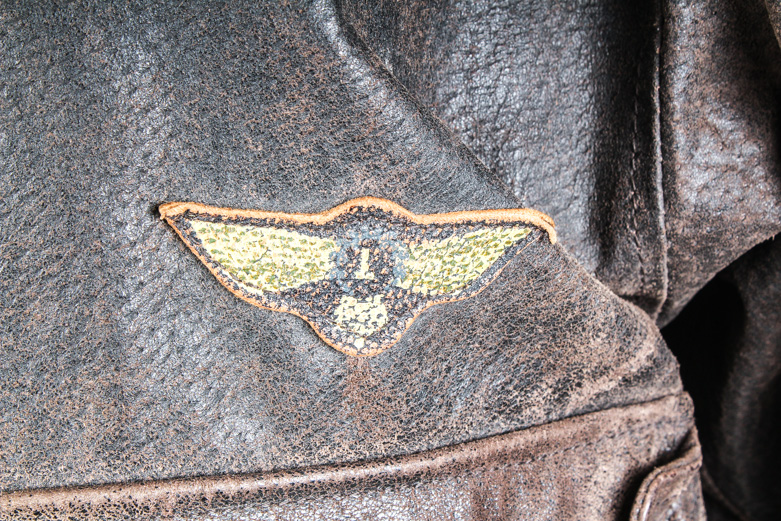 Messageries Aeriennes Leather Jacket