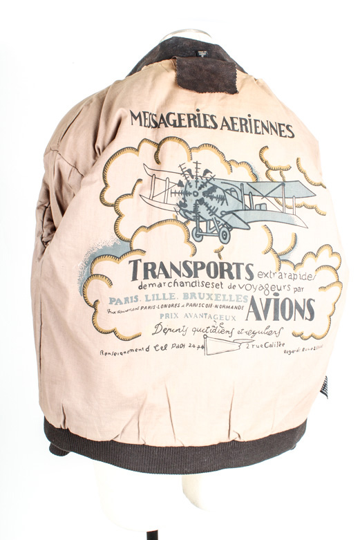 Messageries Aeriennes Leather Jacket