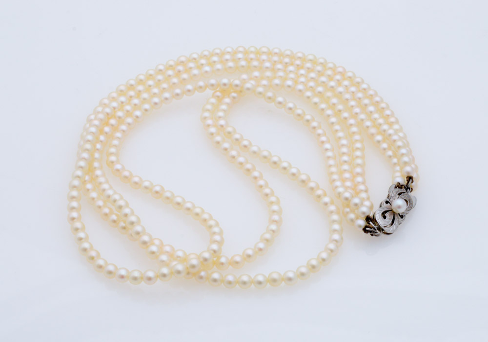 Mikimoto Twisted Pearl Strand