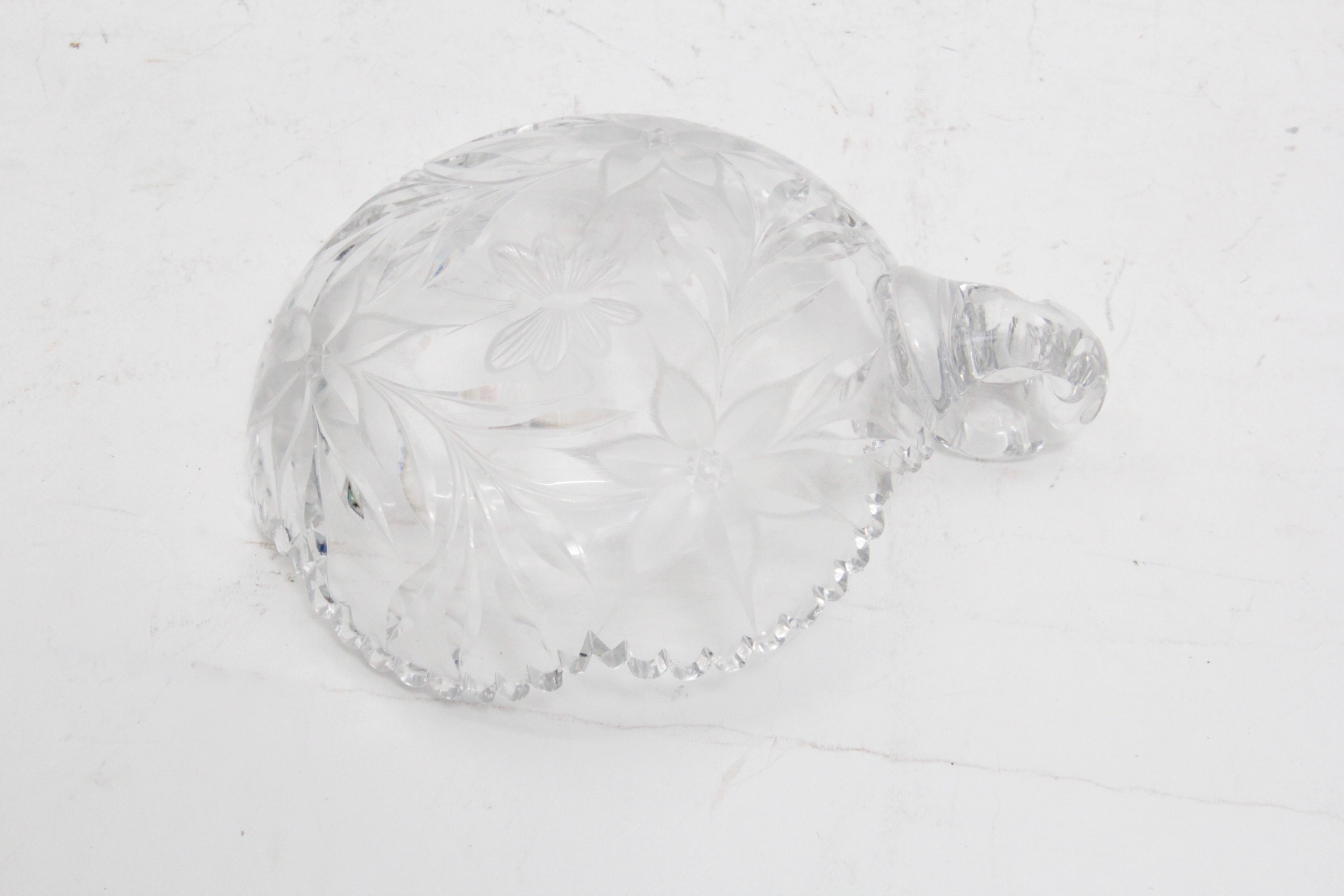 American Brilliant Cut Glass Bowl and Two Nappy Dishes