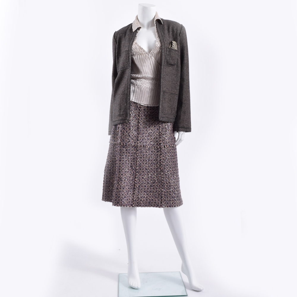 Tony Burch, Lanvin, and Komarov Outfit