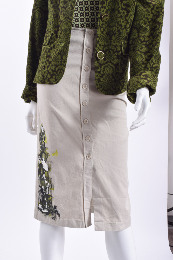 Prada, Susan Lawrence, and Pam McMahon Outfit