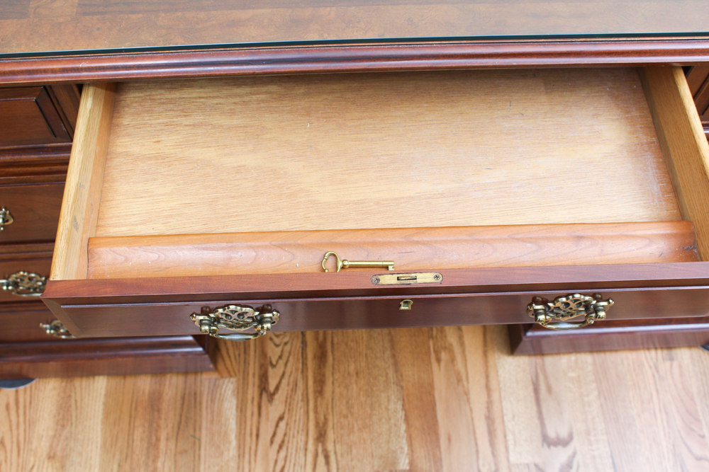 Cherry Knee-Hole Desk by Pennsylvania House