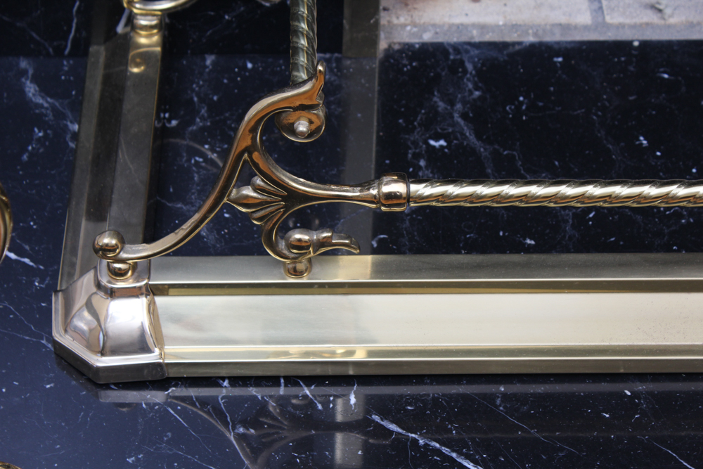 Brass Plated Hearth Decor