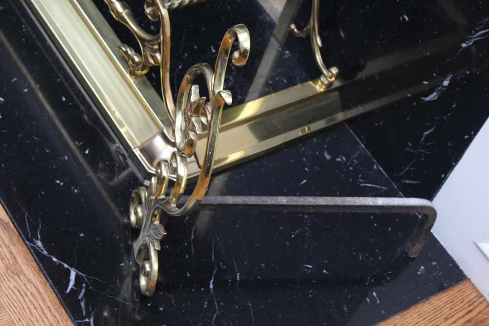 Brass Plated Hearth Decor