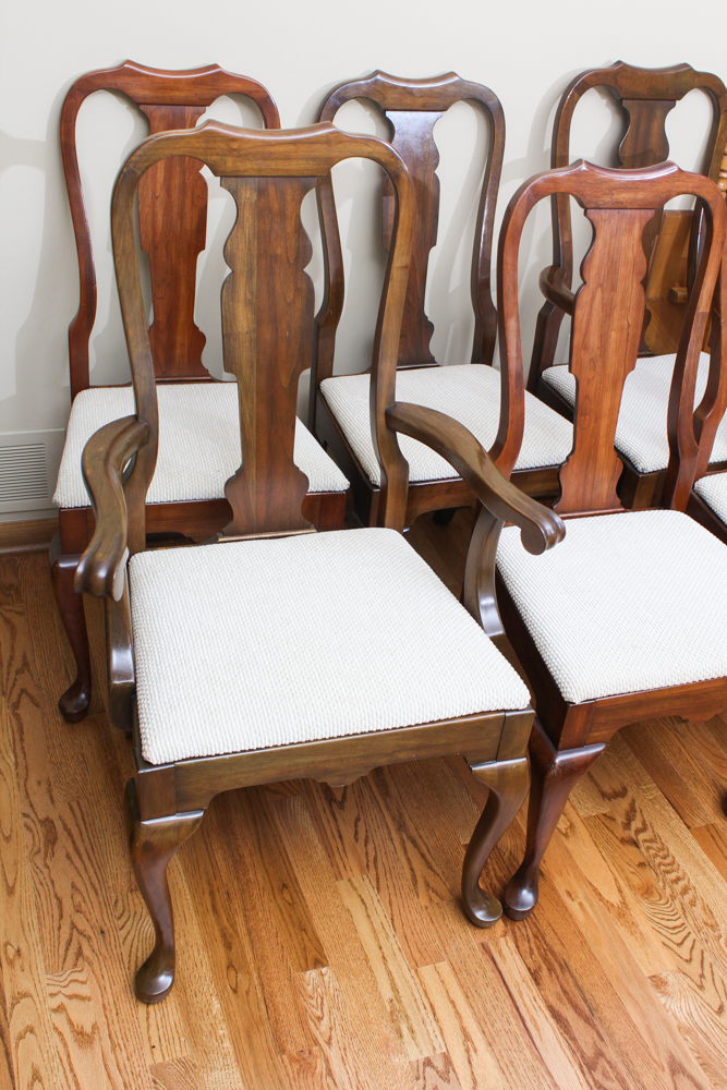 Six Queen Anne Style Dining Chairs by Pennsylvania House