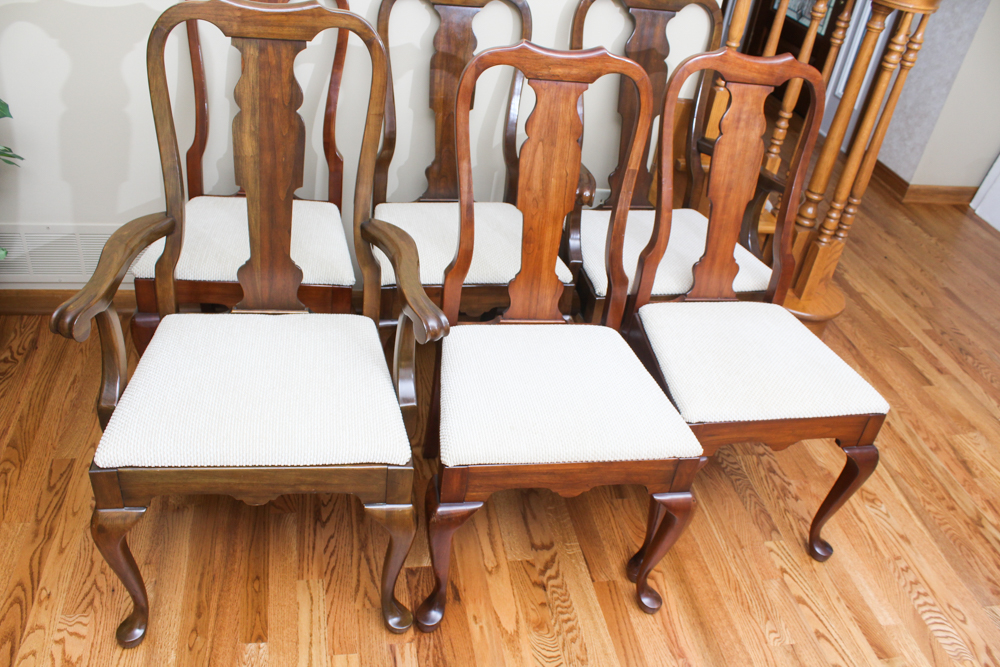 Six Queen Anne Style Dining Chairs by Pennsylvania House