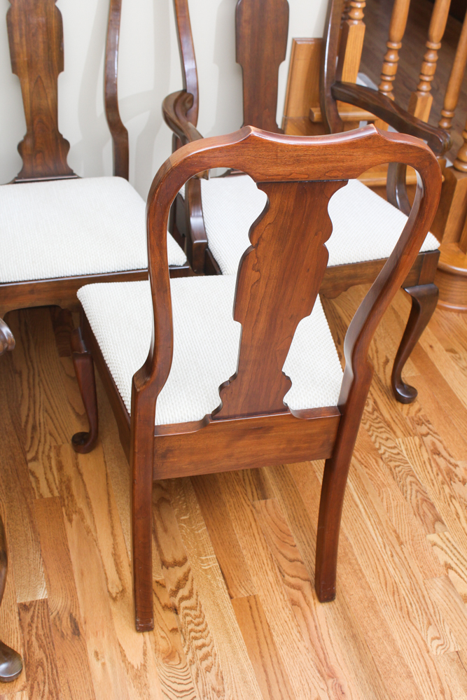 Six Queen Anne Style Dining Chairs by Pennsylvania House