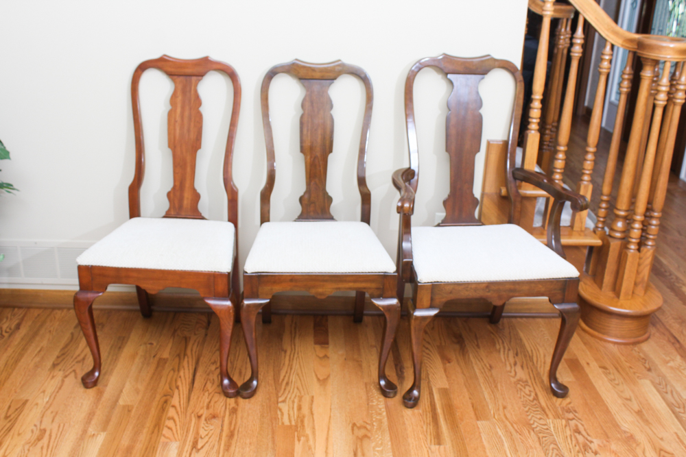 Six Queen Anne Style Dining Chairs by Pennsylvania House