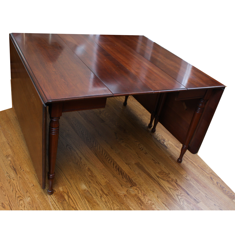 Sheraton Style Cherry Gateleg Dining Table by Pennsylvania House