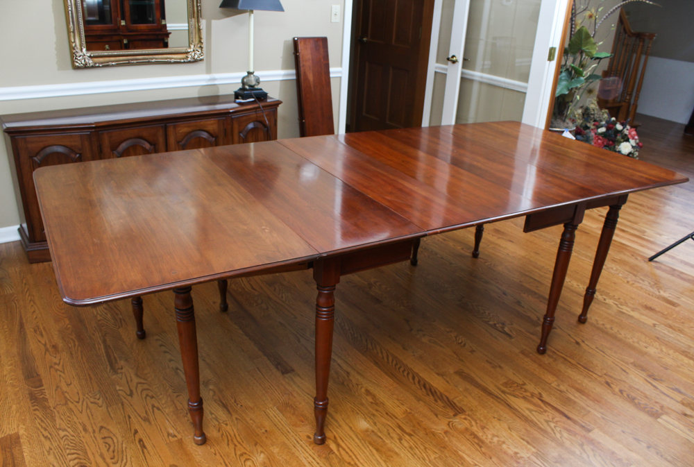 Sheraton Style Cherry Gateleg Dining Table by Pennsylvania House