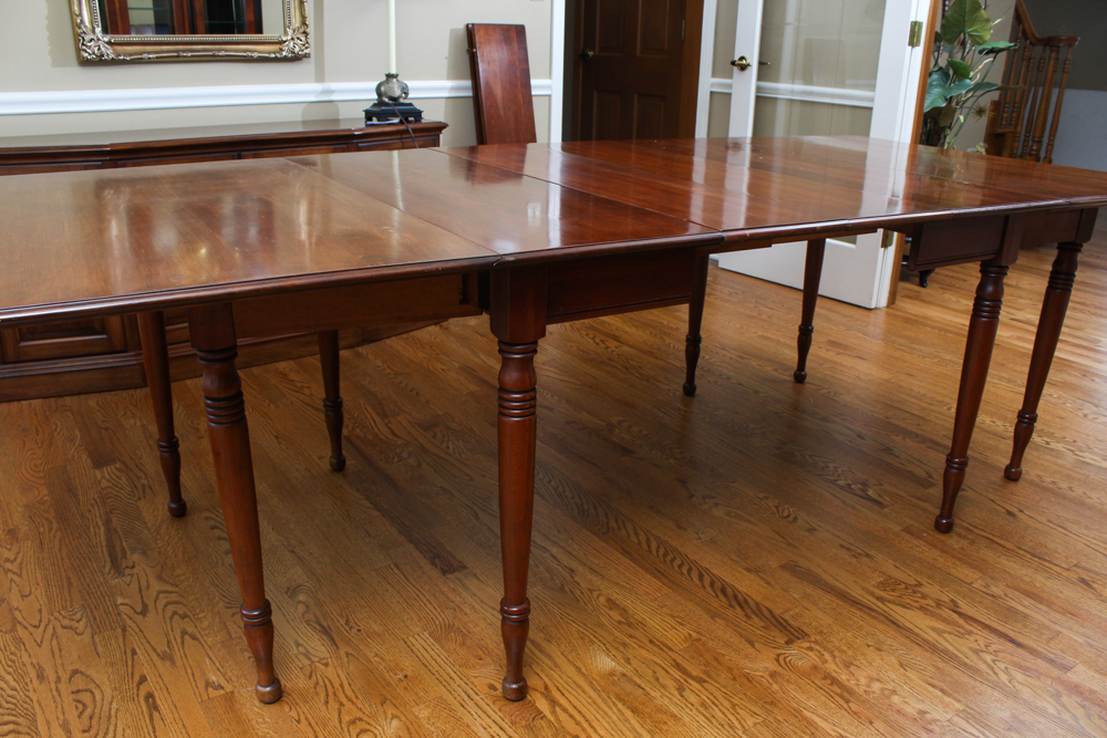 Sheraton Style Cherry Gateleg Dining Table by Pennsylvania House