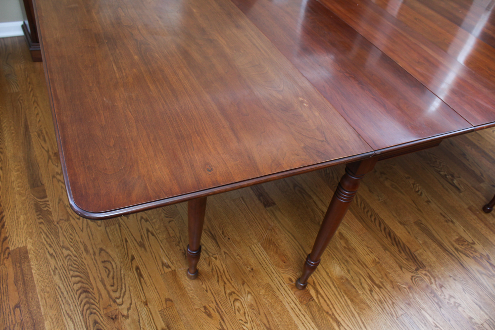 Sheraton Style Cherry Gateleg Dining Table by Pennsylvania House