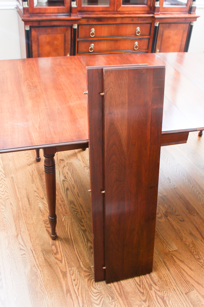 Sheraton Style Cherry Gateleg Dining Table by Pennsylvania House