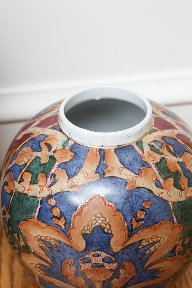 Chinese Porcelain Vase and Ginger Jar