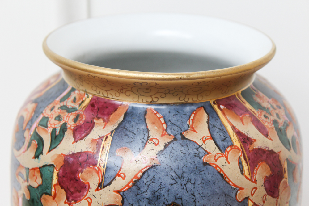 Chinese Porcelain Vase and Ginger Jar