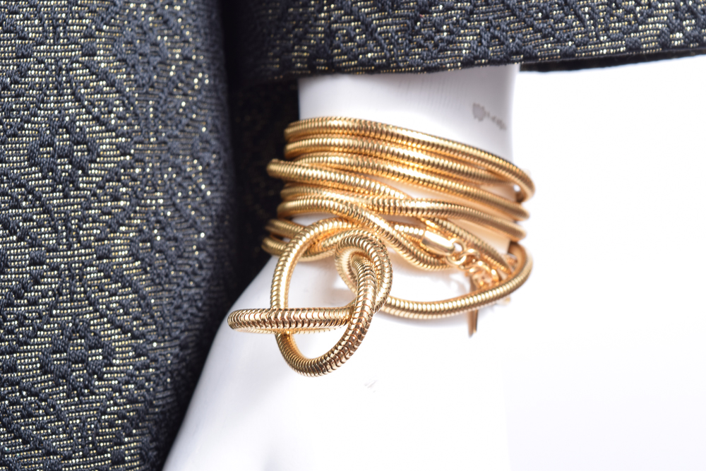 Tory Burch, Tyler Boe, and Apostrophe Outfit with Monet Necklace/Bracelet