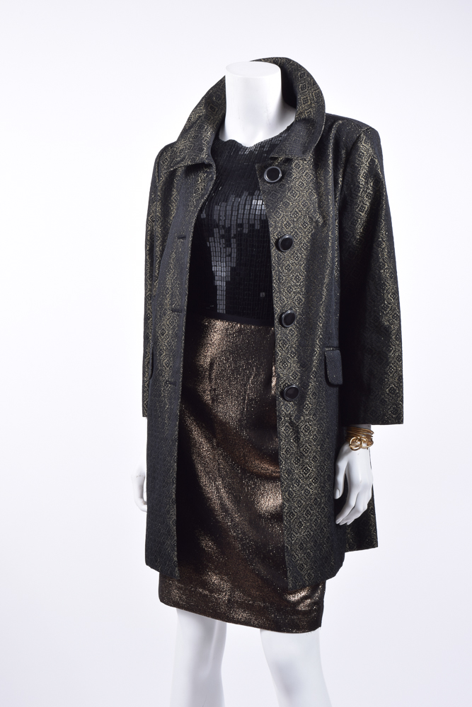 Tory Burch, Tyler Boe, and Apostrophe Outfit with Monet Necklace/Bracelet