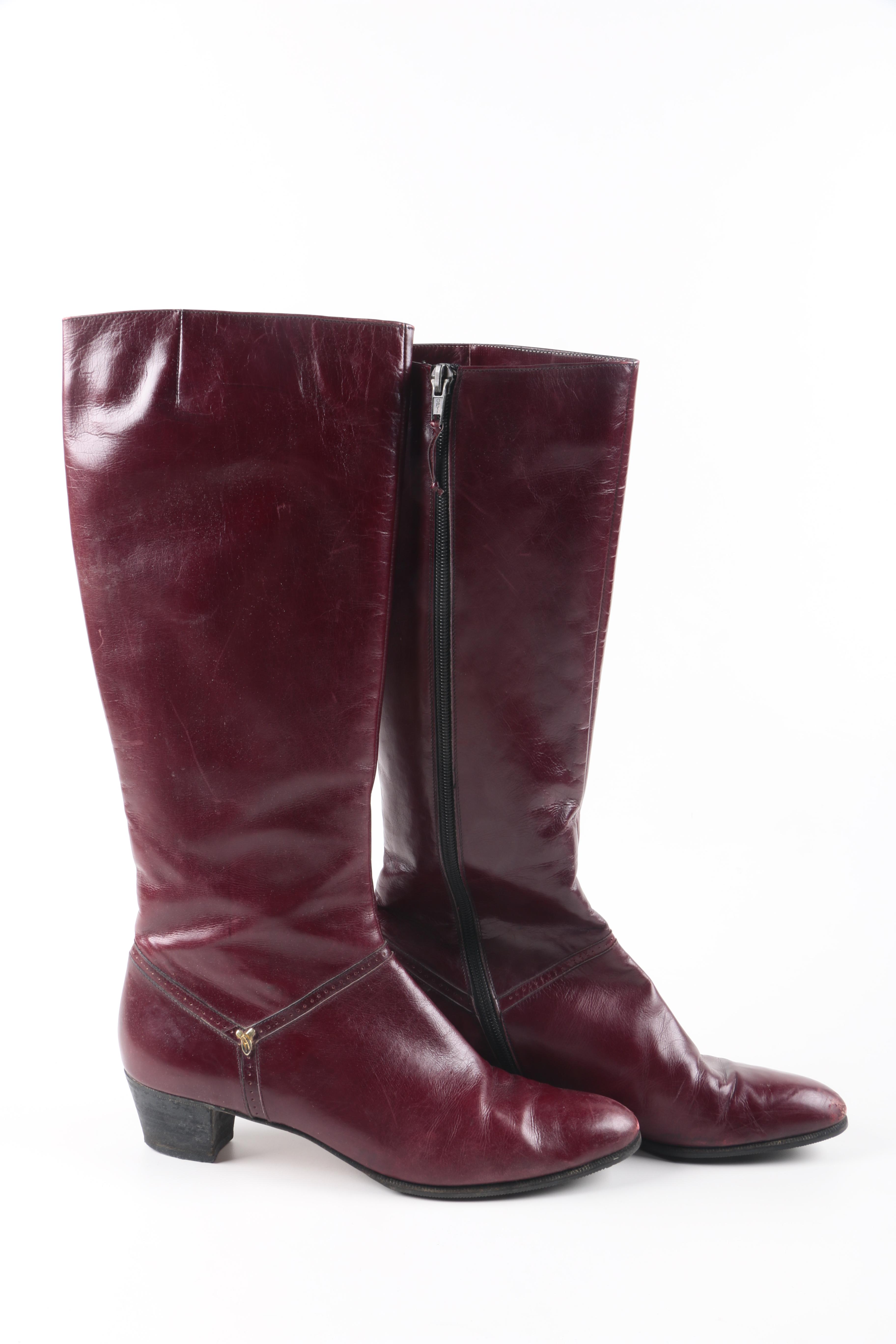 Women's Salvatore Ferragamo Leather Boots