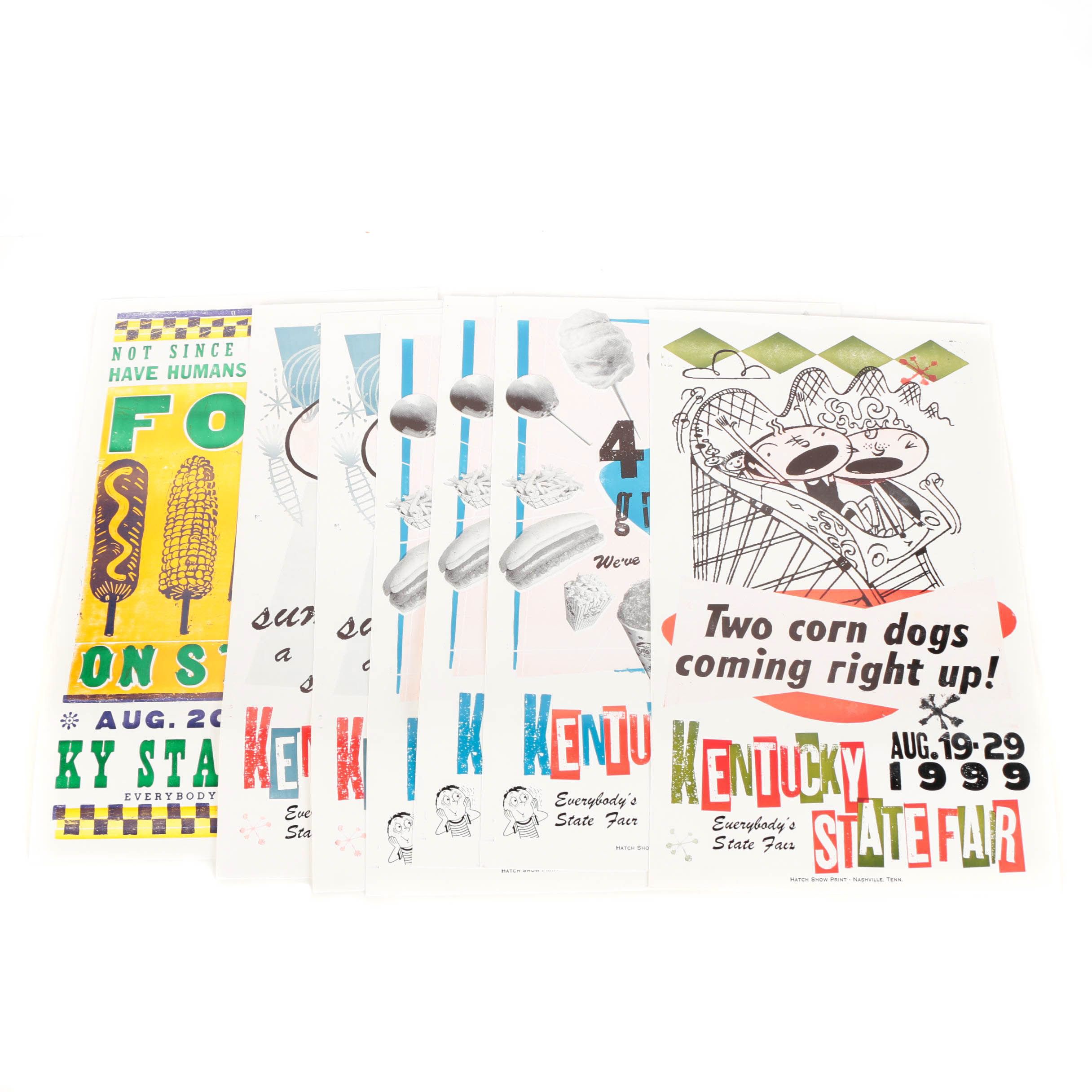 Hatch Show Print Woodblock Posters for the Kentucky State Fair