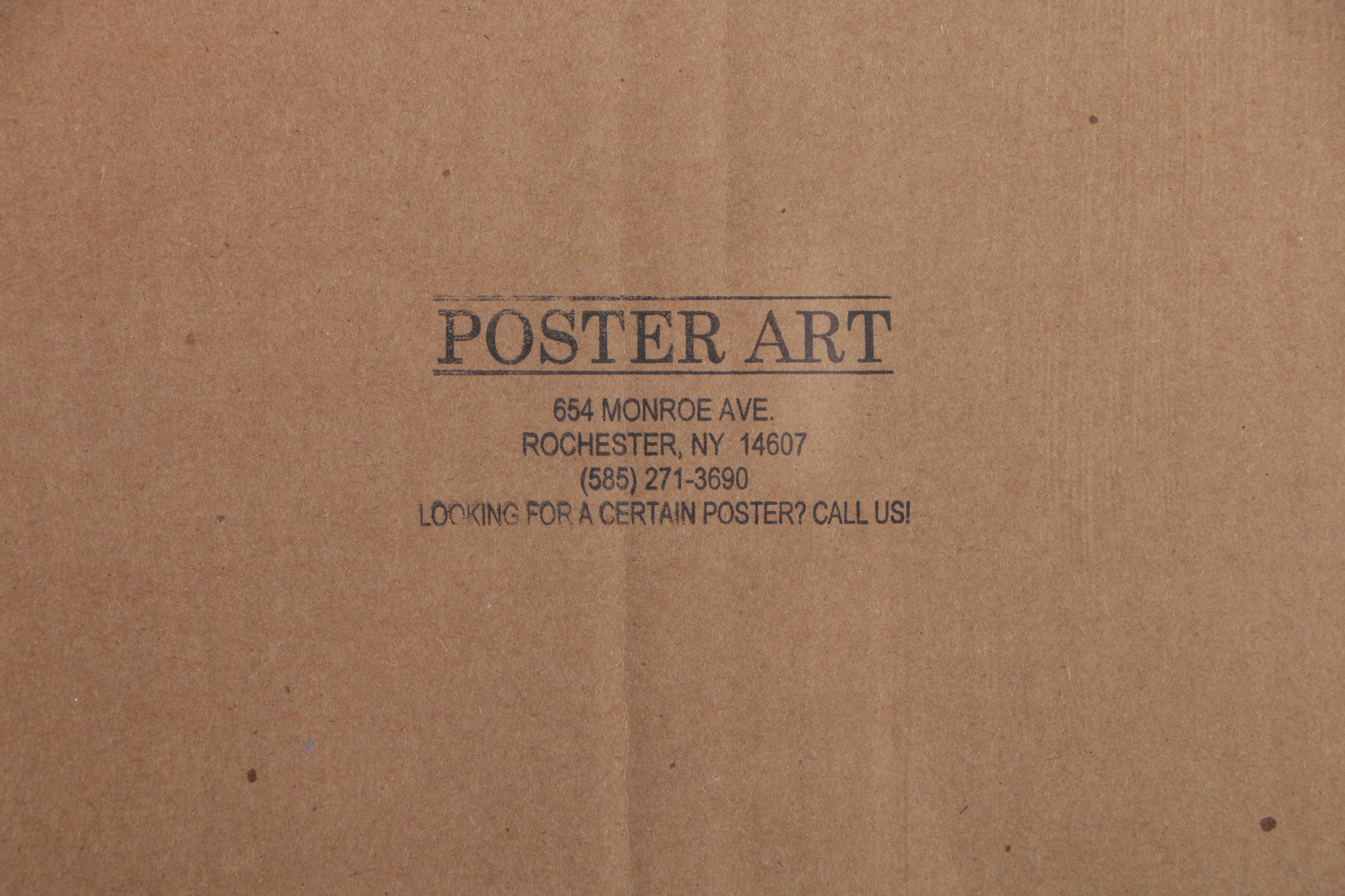 Offset Lithograph Posters of Andy Warhol Quotes