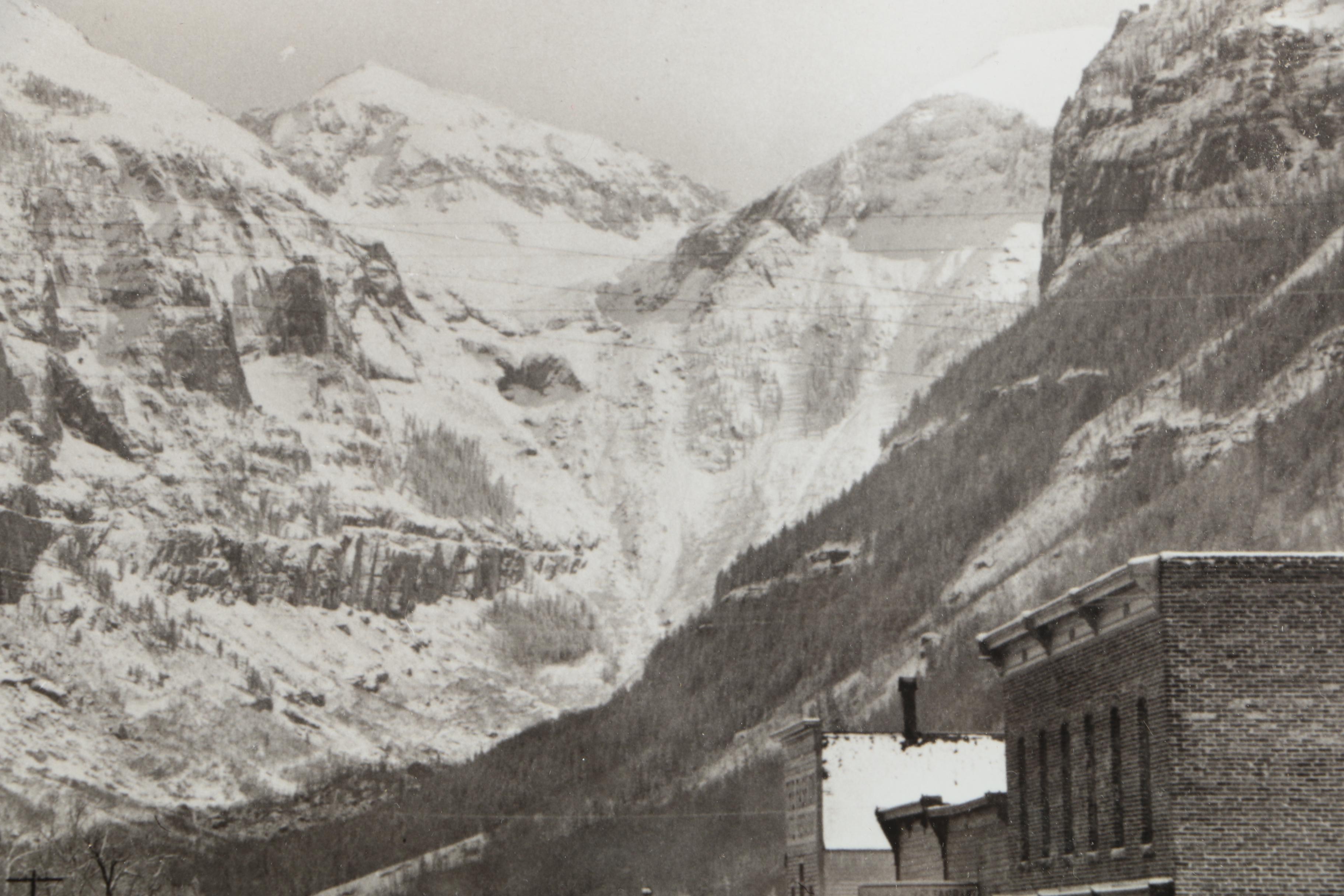 Gelatin-Silver Process Photograph "A Street View of Telluride Looking East"