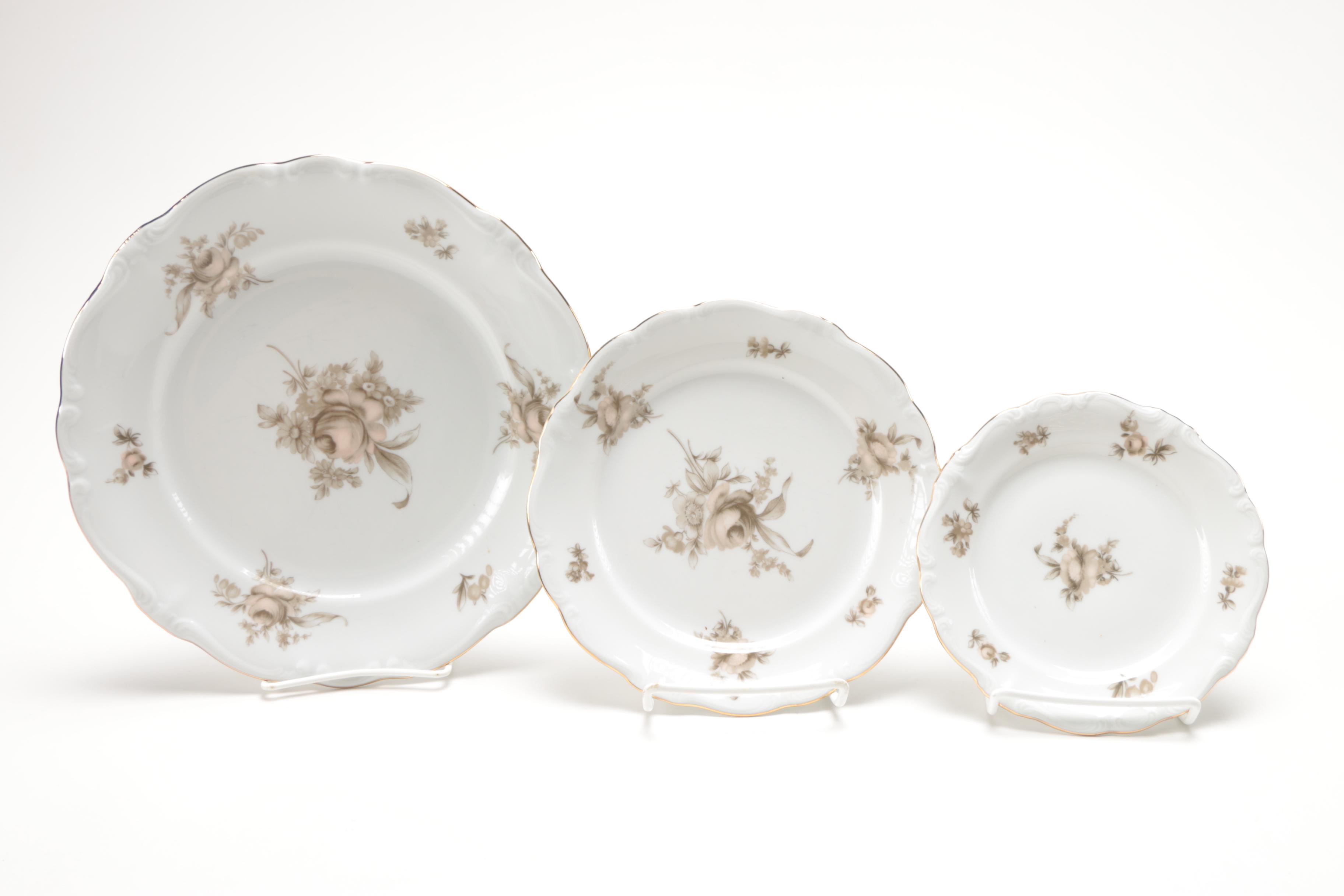 Johann Haviland "Sepia Rose" China