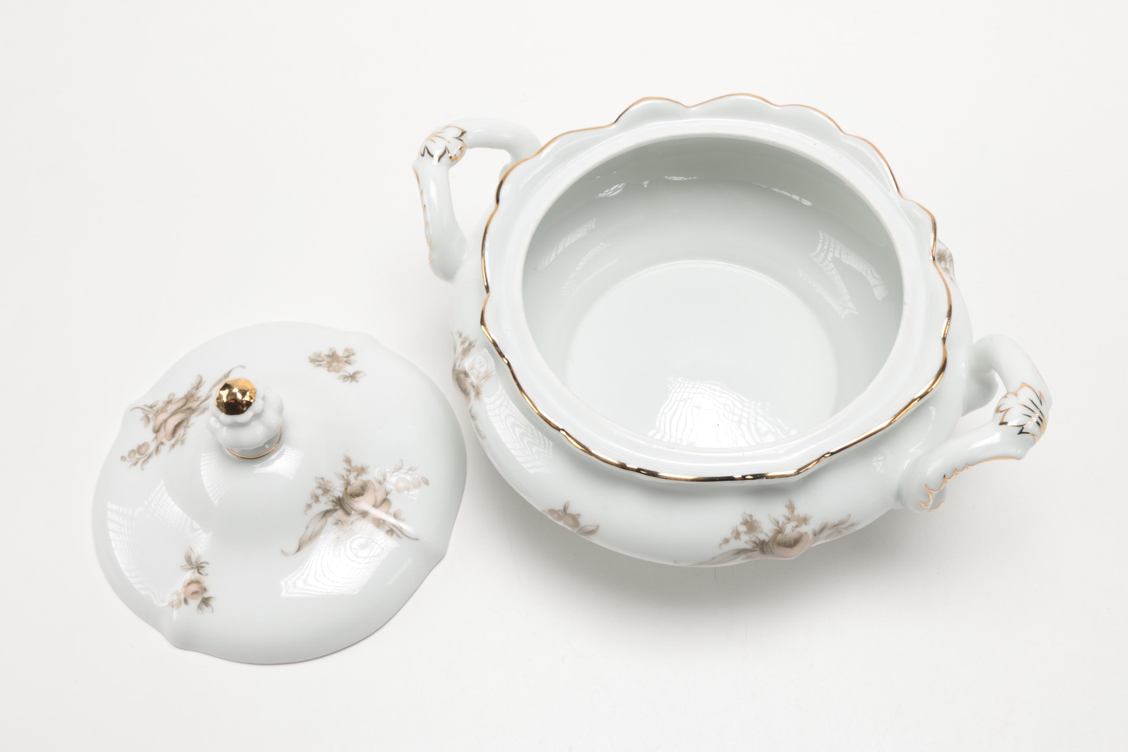 Johann Haviland "Sepia Rose" China