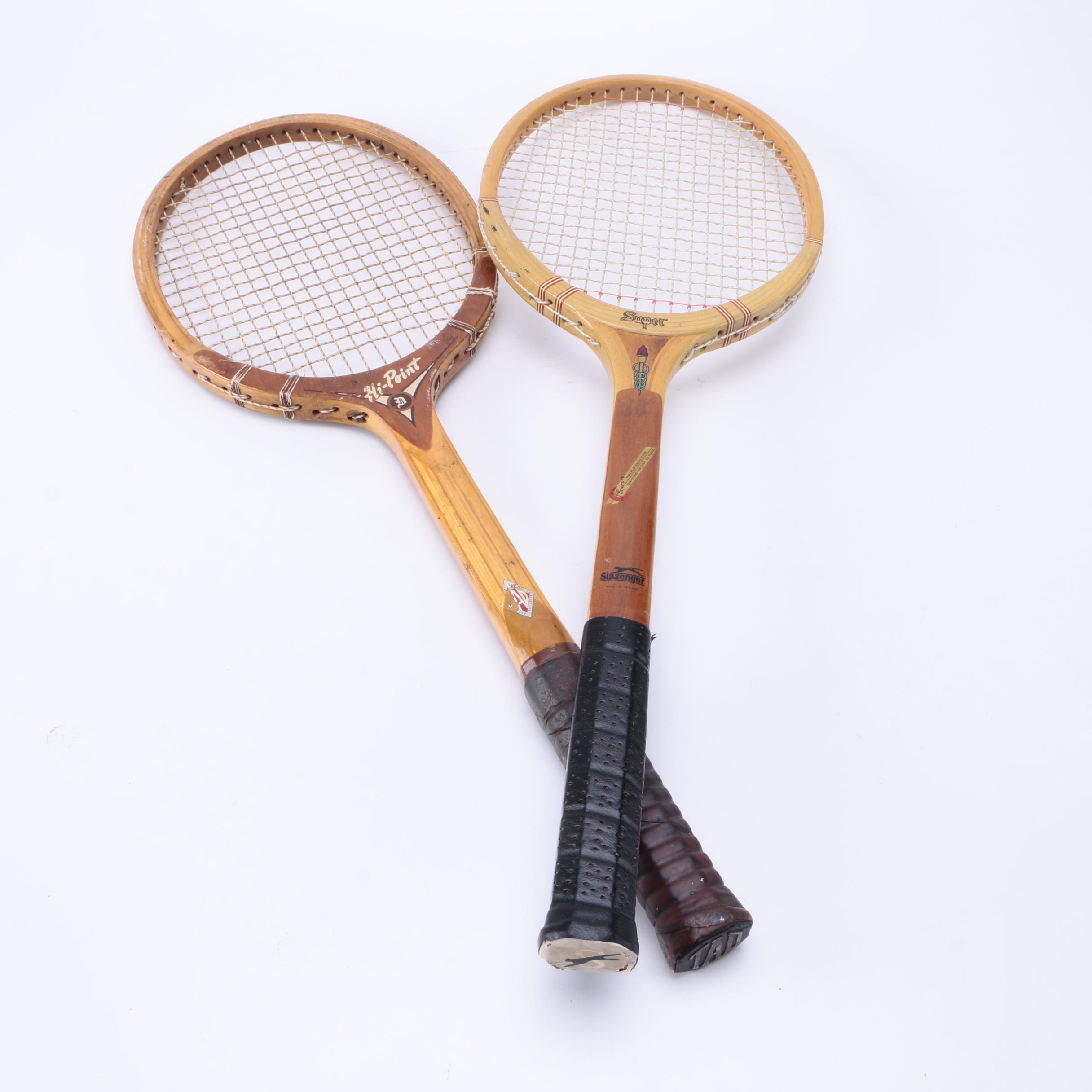 Vintage Wooden Tennis Rackets