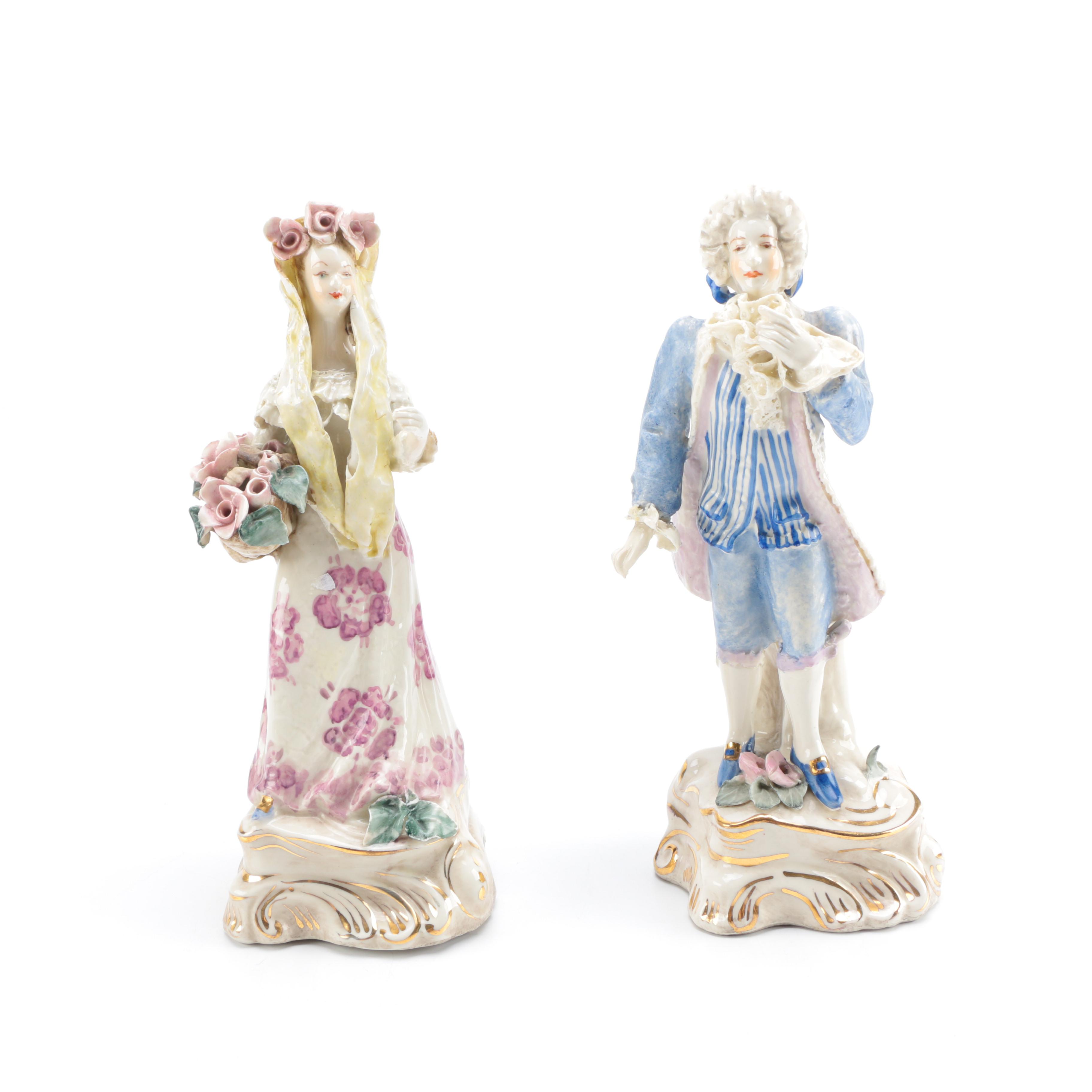 Vintage 1950's Cordey Porcelain Figurines
