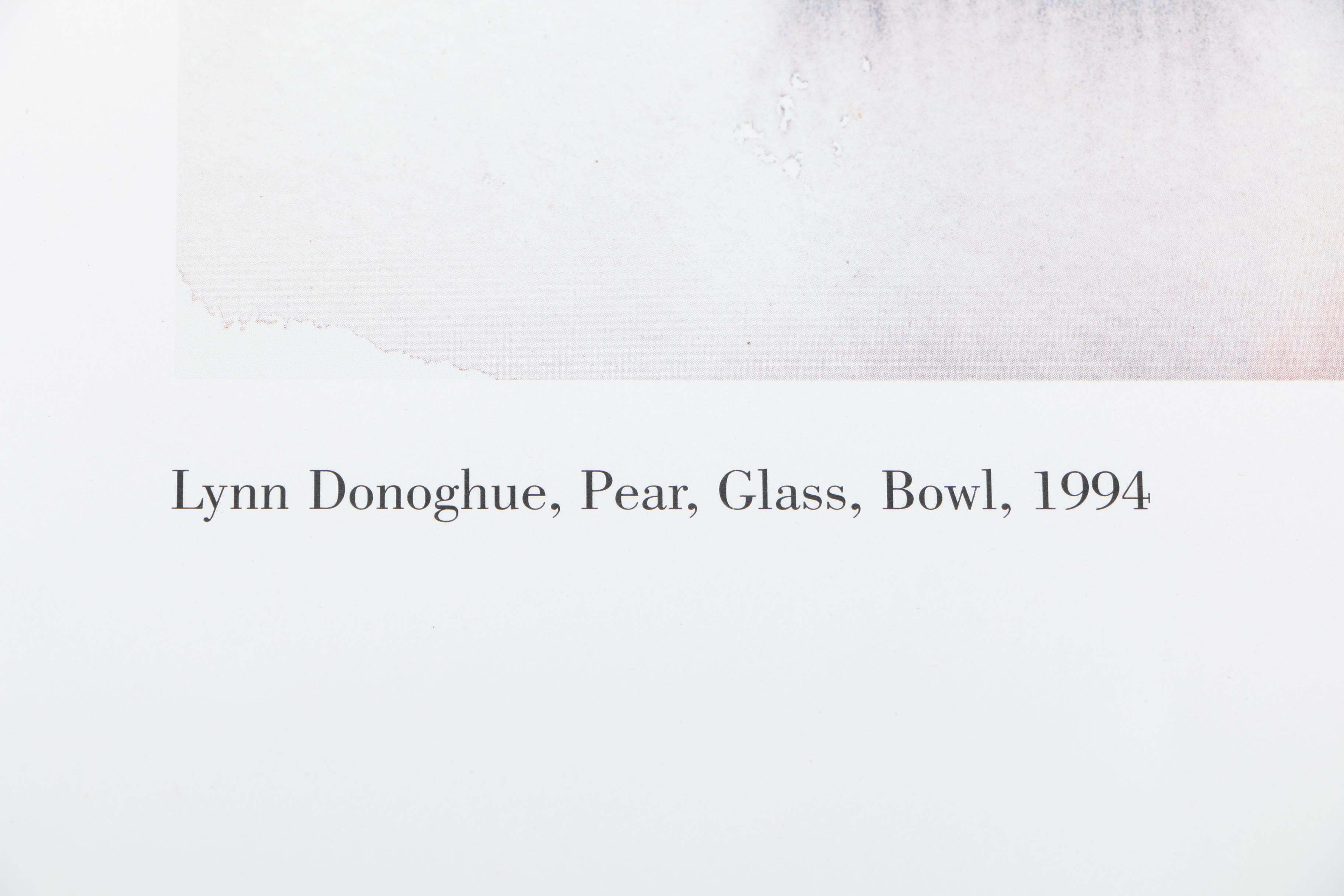 Limited Edition Offset Lithographs After Lynn Donoghue of Pears and Flowers