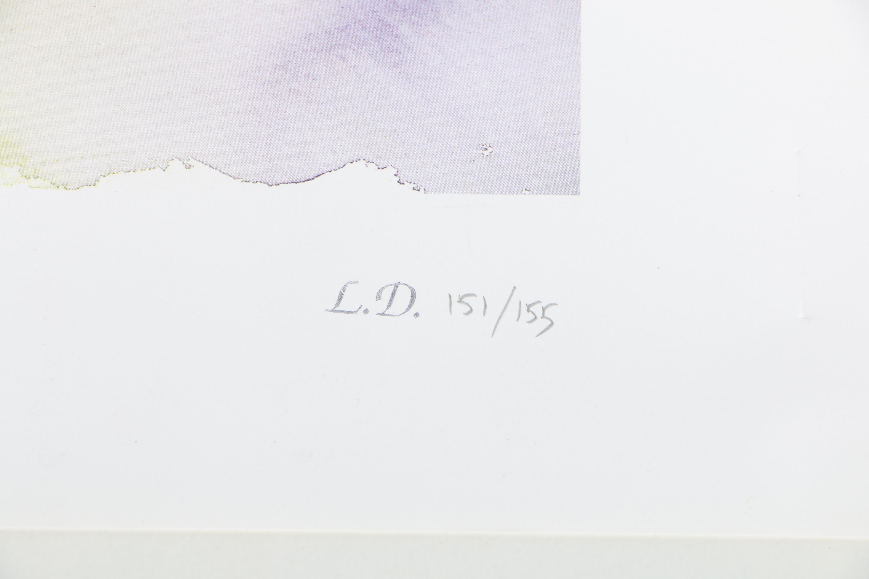 Limited Edition Offset Lithographs After Lynn Donoghue of Pears and Flowers