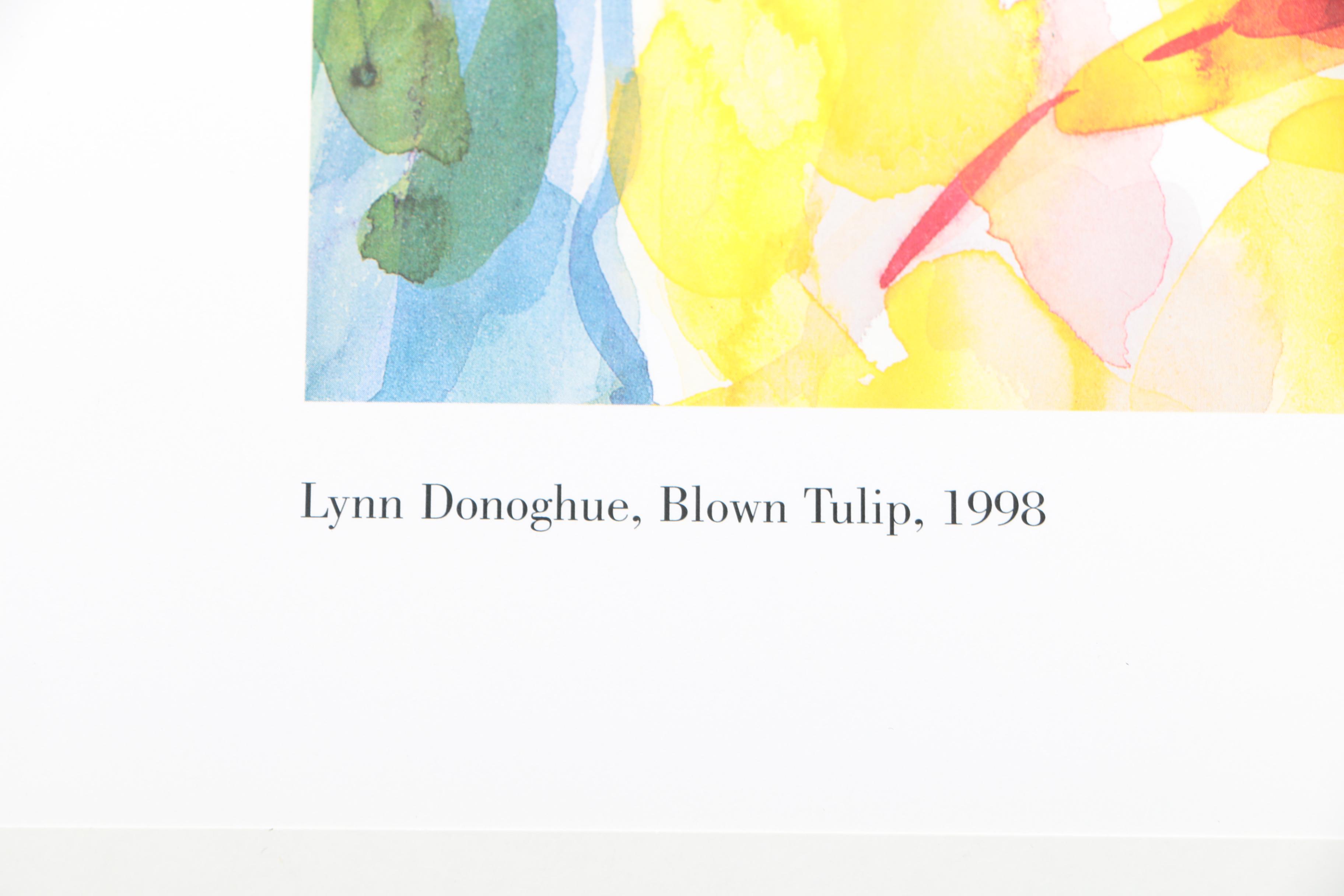 Limited Edition Offset Lithographs After Lynn Donoghue of Pears and Flowers