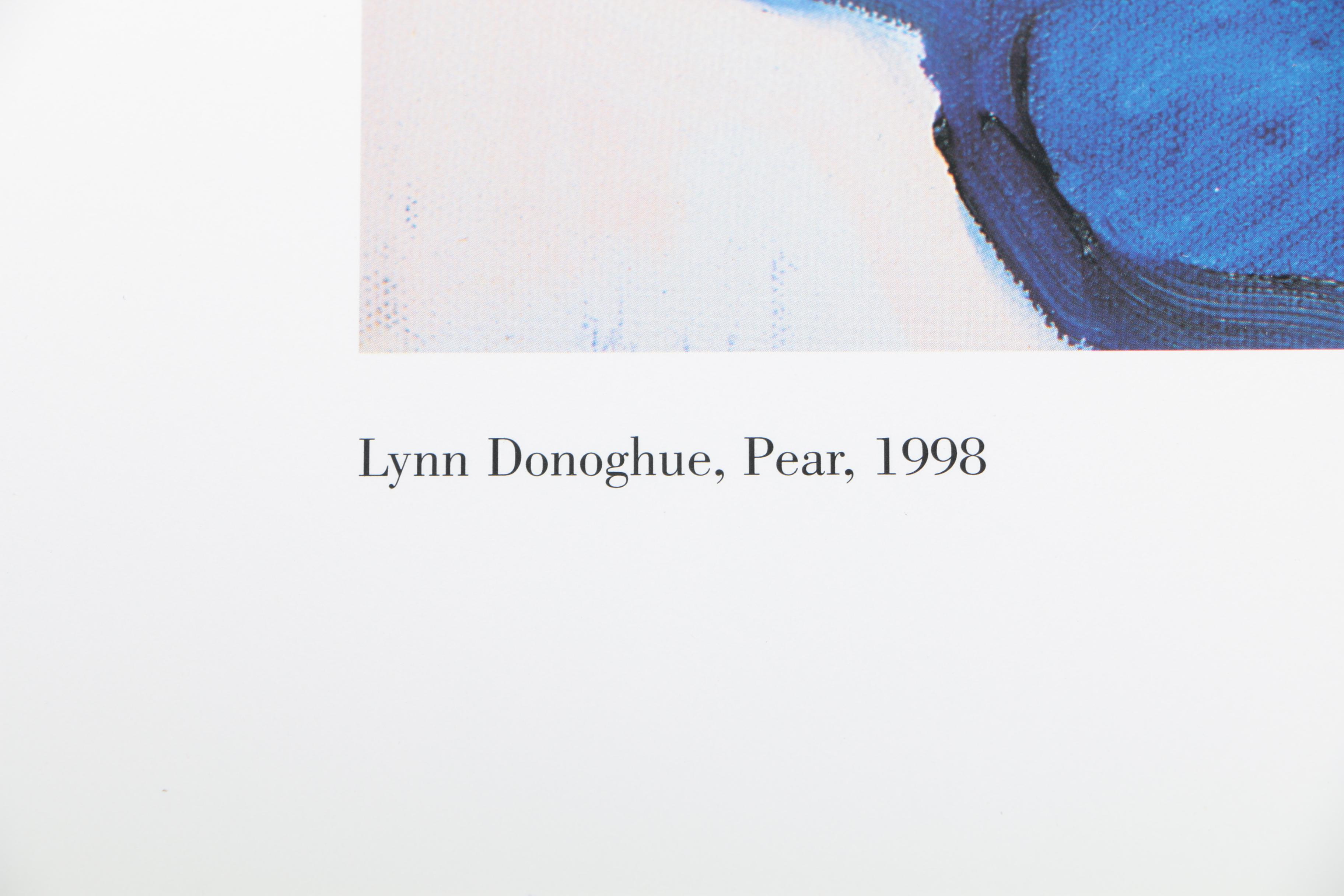 Limited Edition Offset Lithographs After Lynn Donoghue of Pears and Flowers