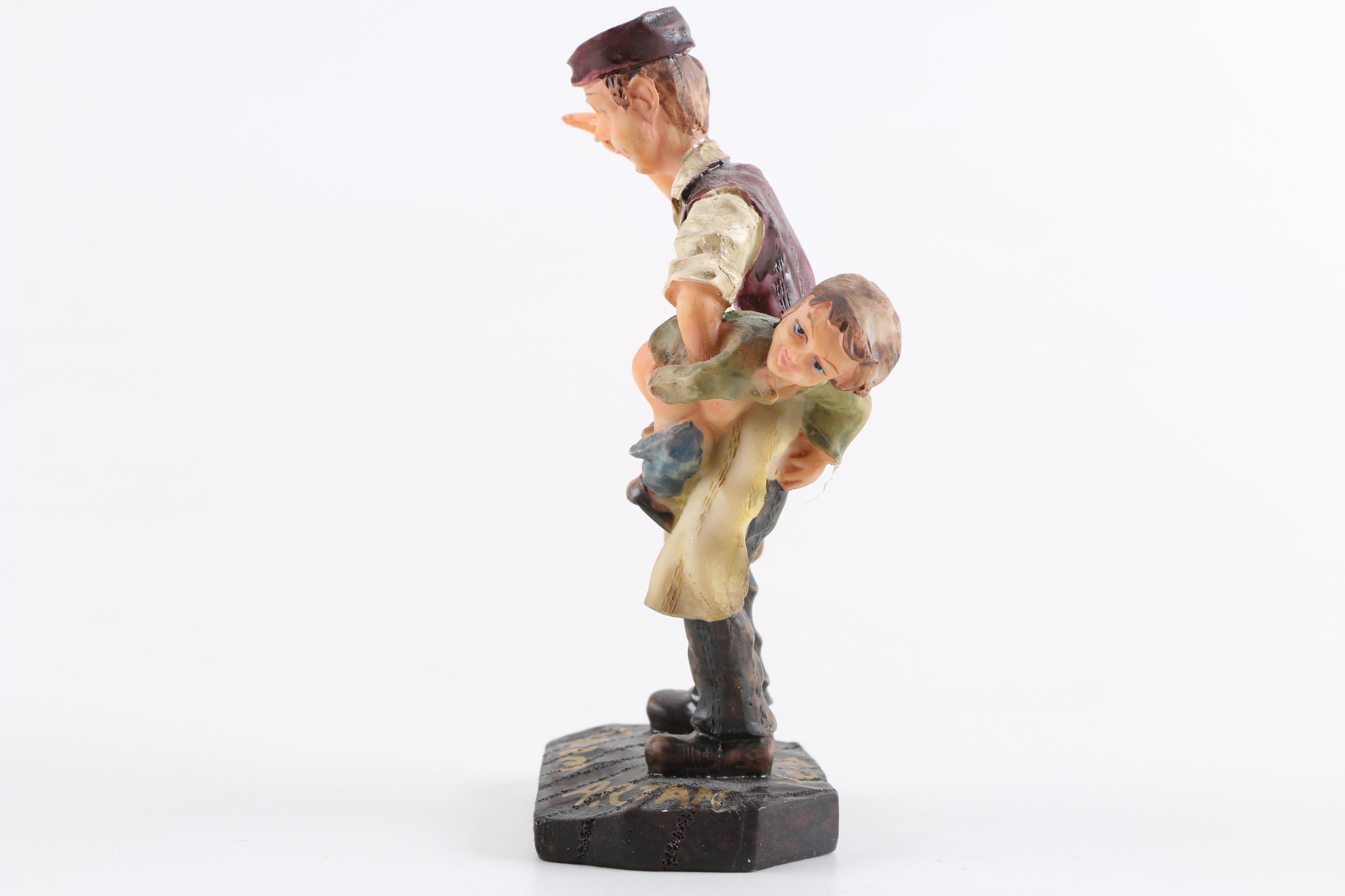 Spanking Father Figurine