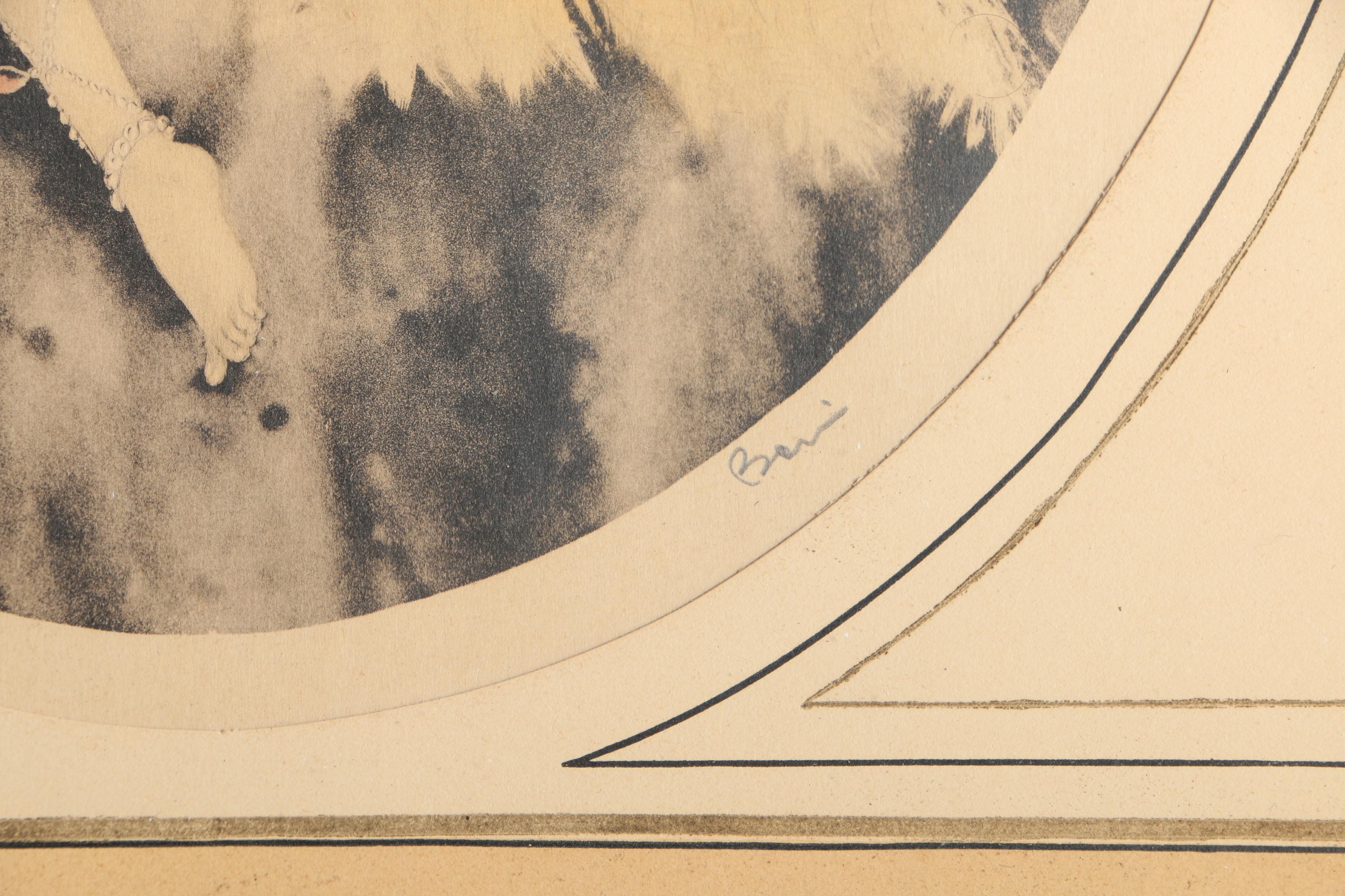 Lithograph After Louis Icart's Illustration of a Dancer