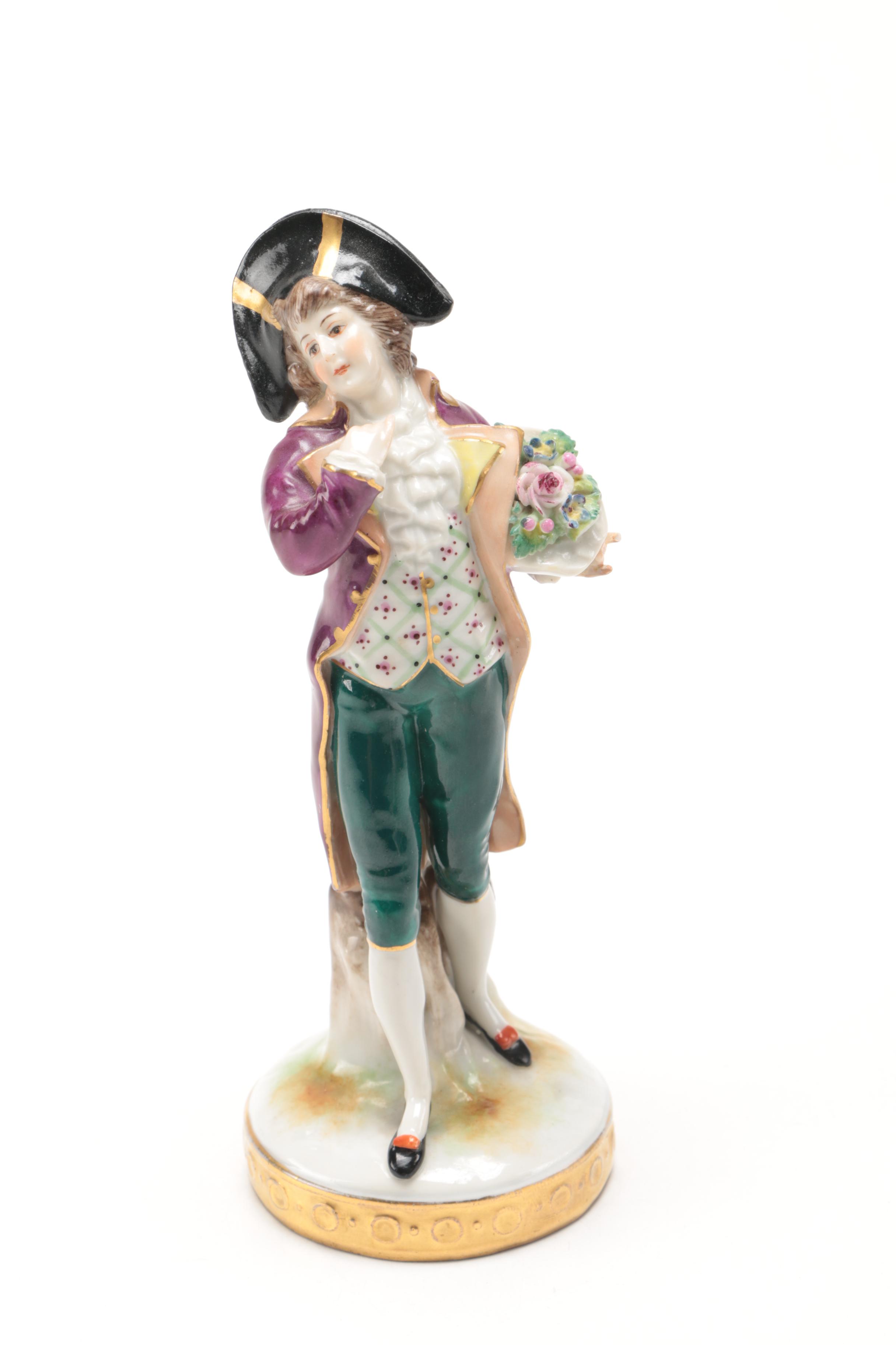 Assortment of Ceramic Figures Including Samson Edme et Cie