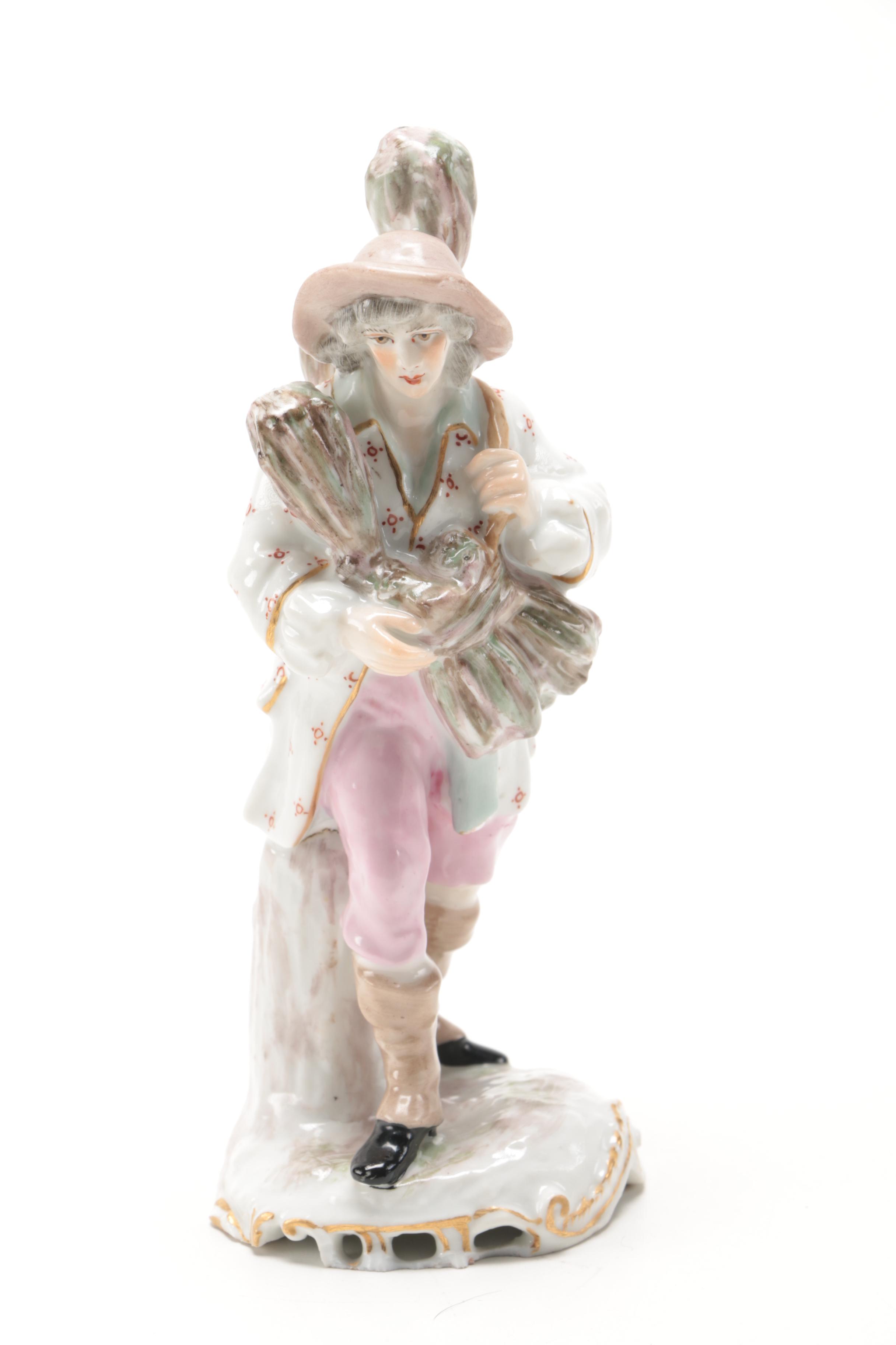 Assortment of Ceramic Figures Including Samson Edme et Cie