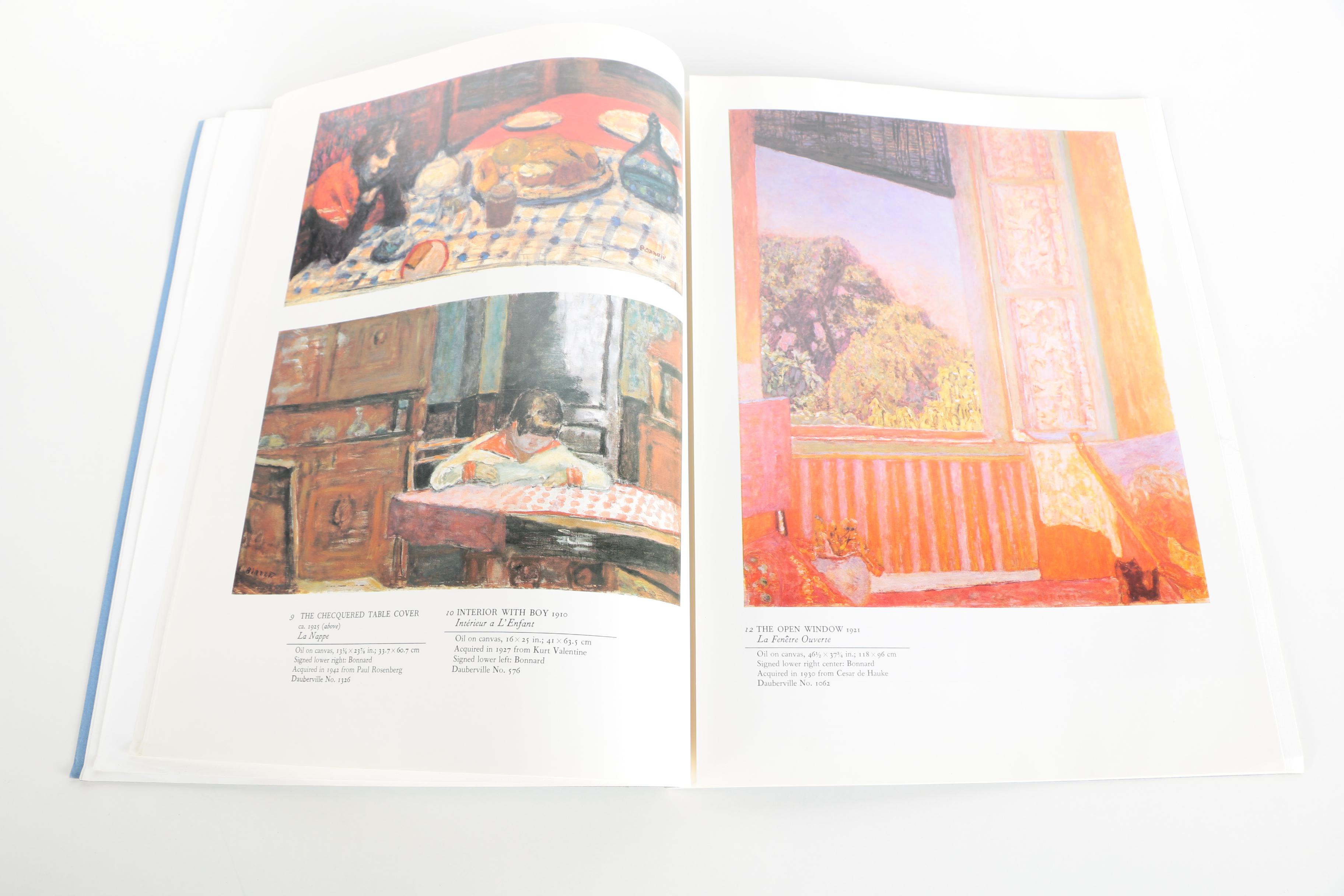 Pierre Bonnard Offset Lithographic Book and Etching "Jeune Fille Lisant"