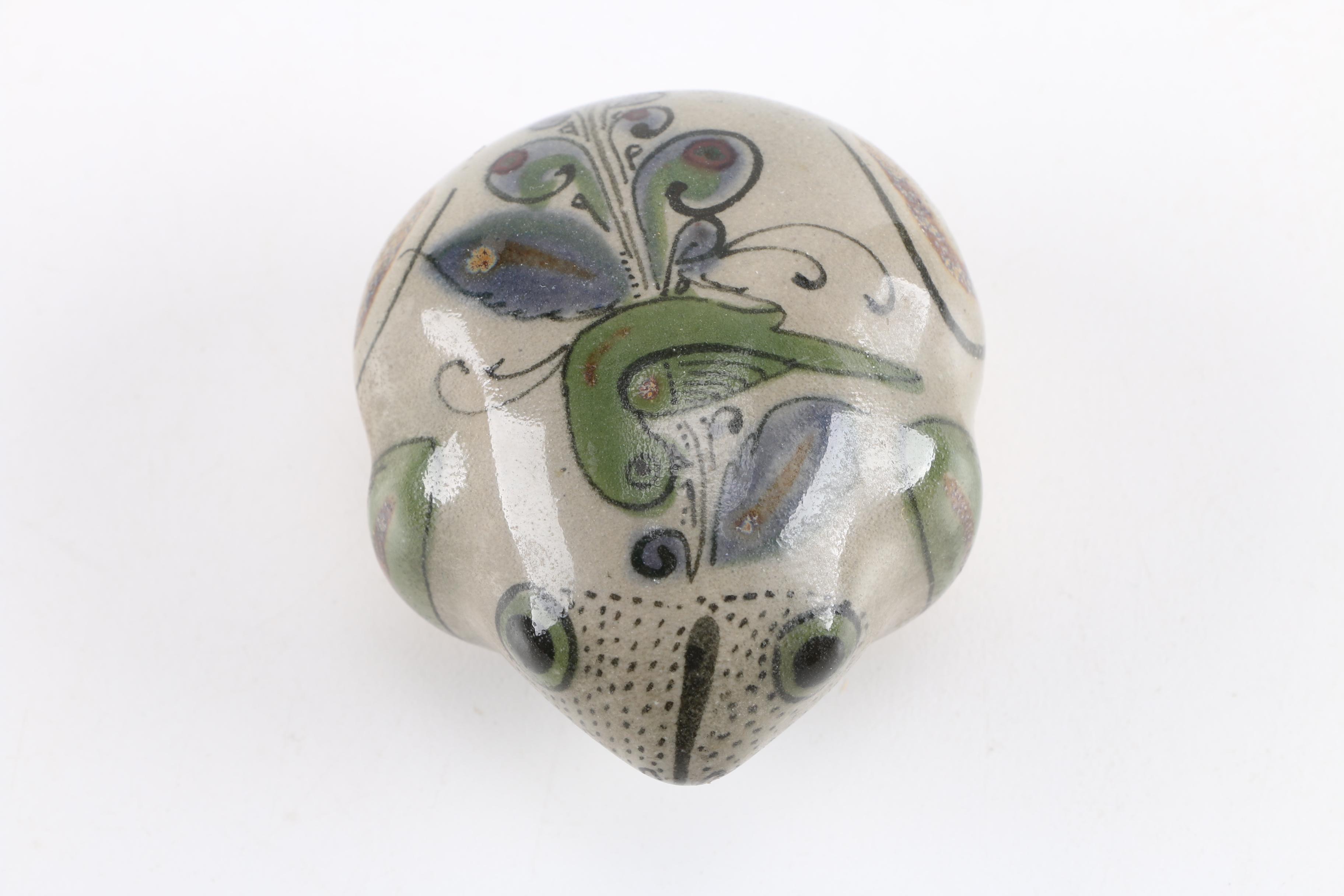 Handbuilt Stoneware Frog Figurine