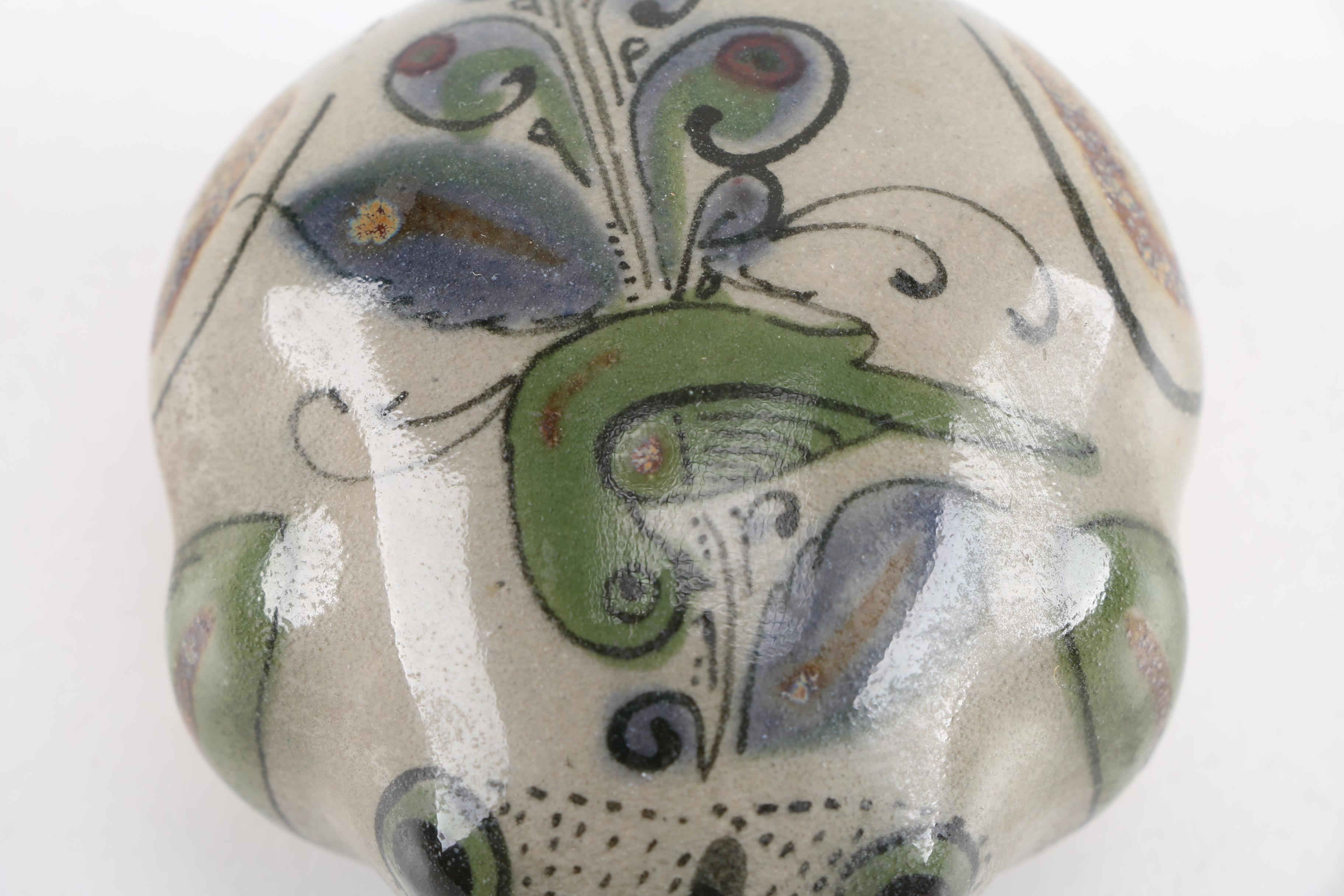 Handbuilt Stoneware Frog Figurine