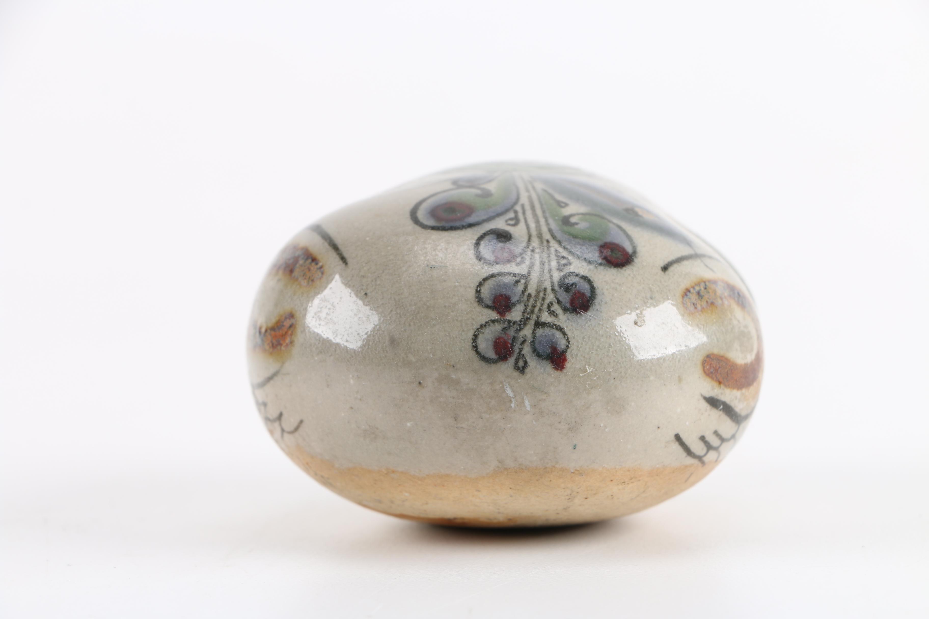 Handbuilt Stoneware Frog Figurine