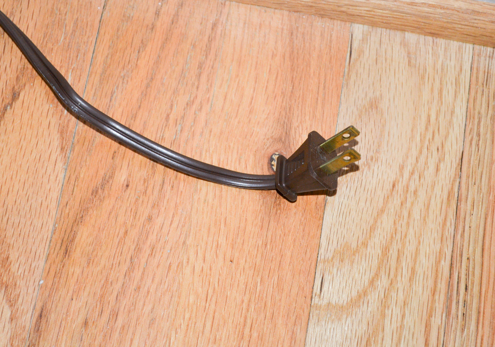 Vintage Lighted Curio Display Cabinet