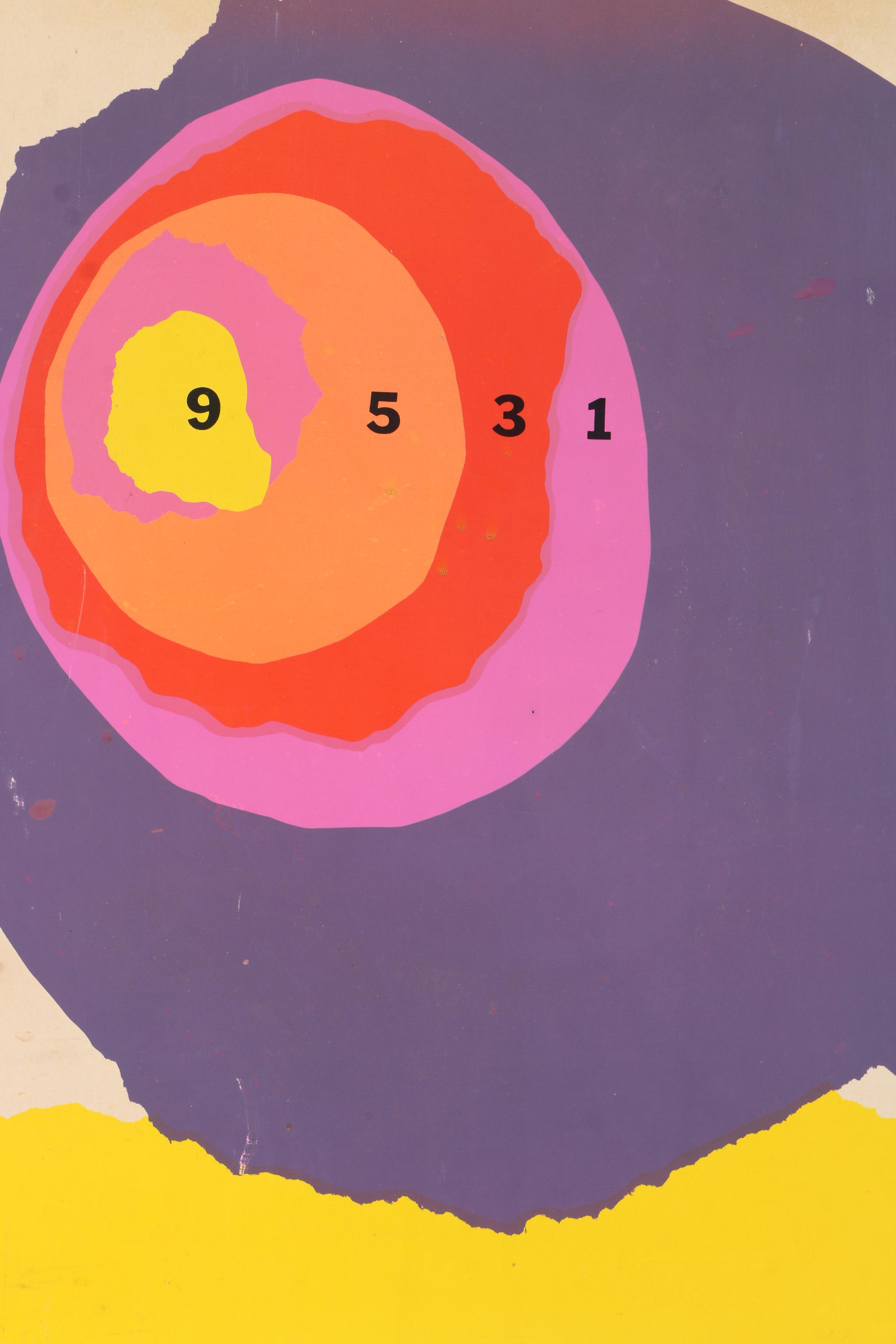 Serigraph on Paper "9 5 3 1"