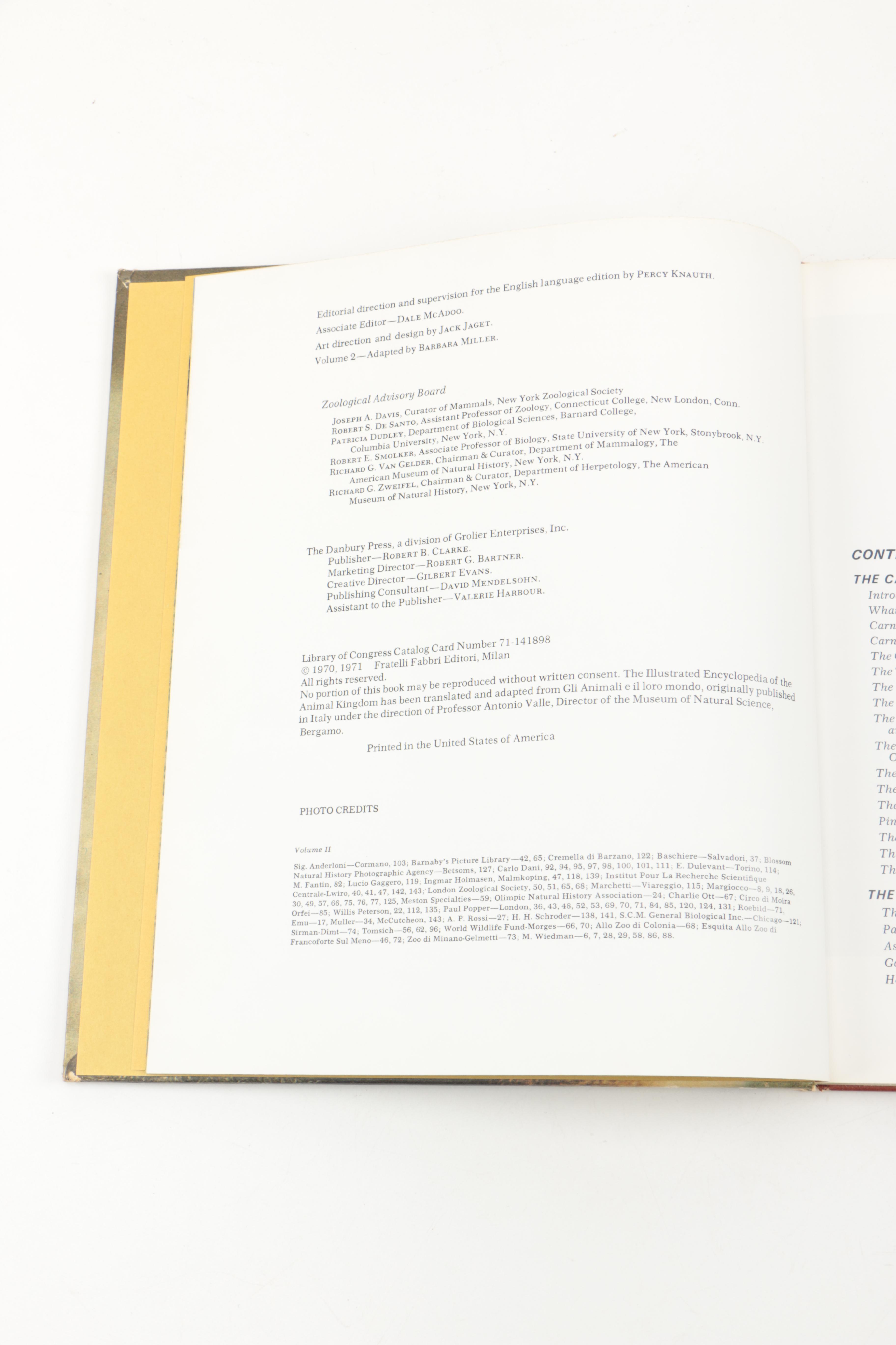 Collection of "The Illustrated Encyclopedia of the Animal Kingdom" Books