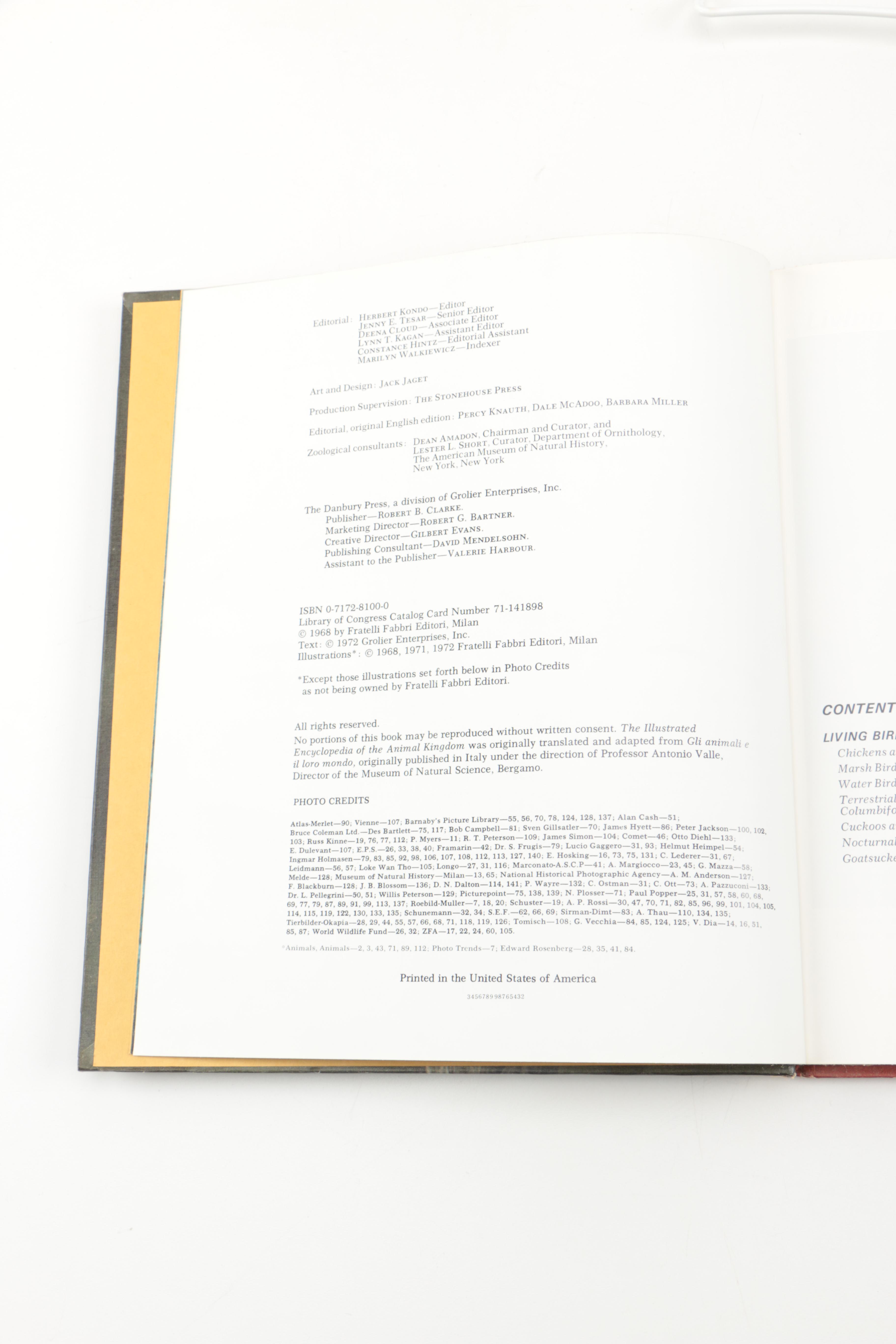 Collection of "The Illustrated Encyclopedia of the Animal Kingdom" Books