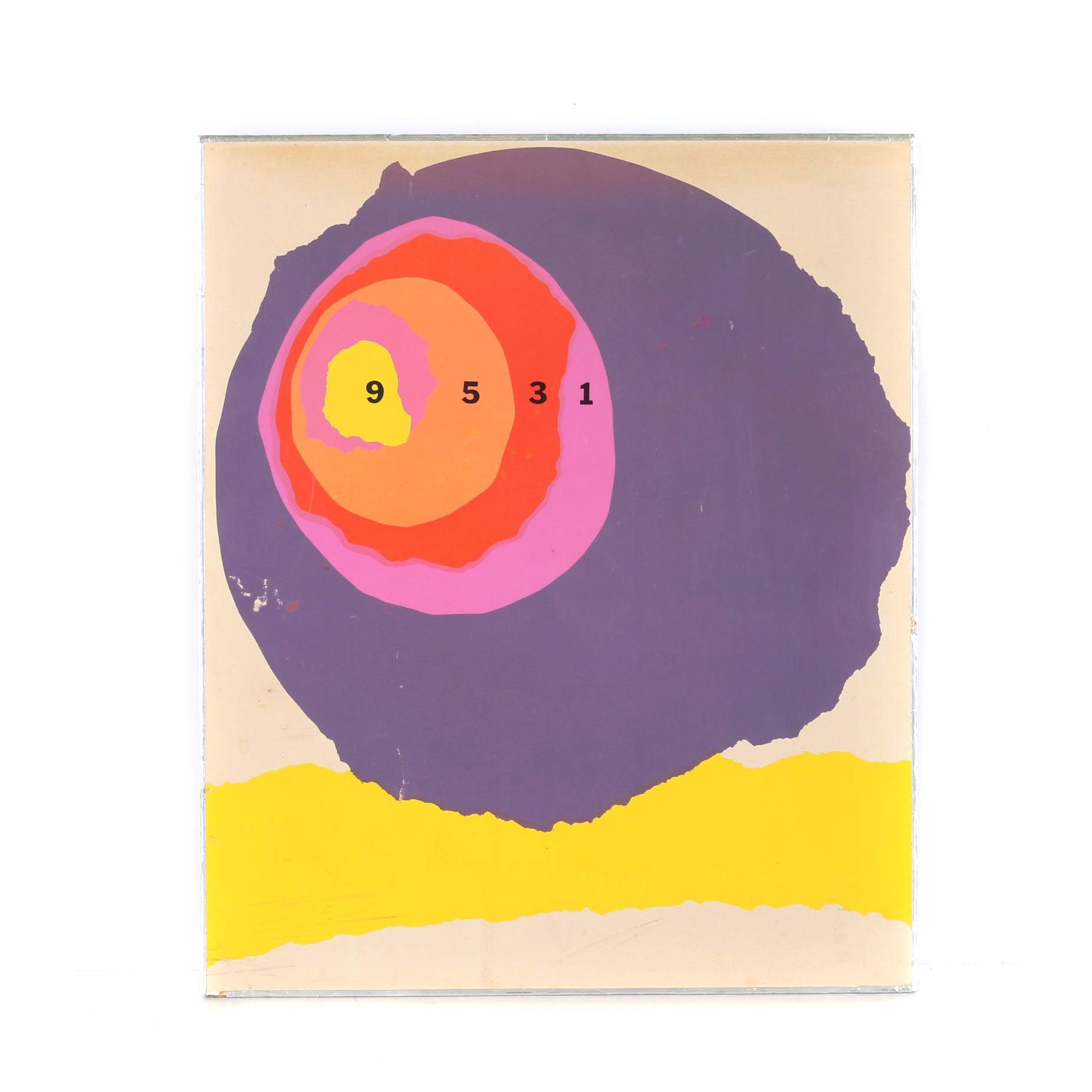Serigraph on Paper "9 5 3 1"