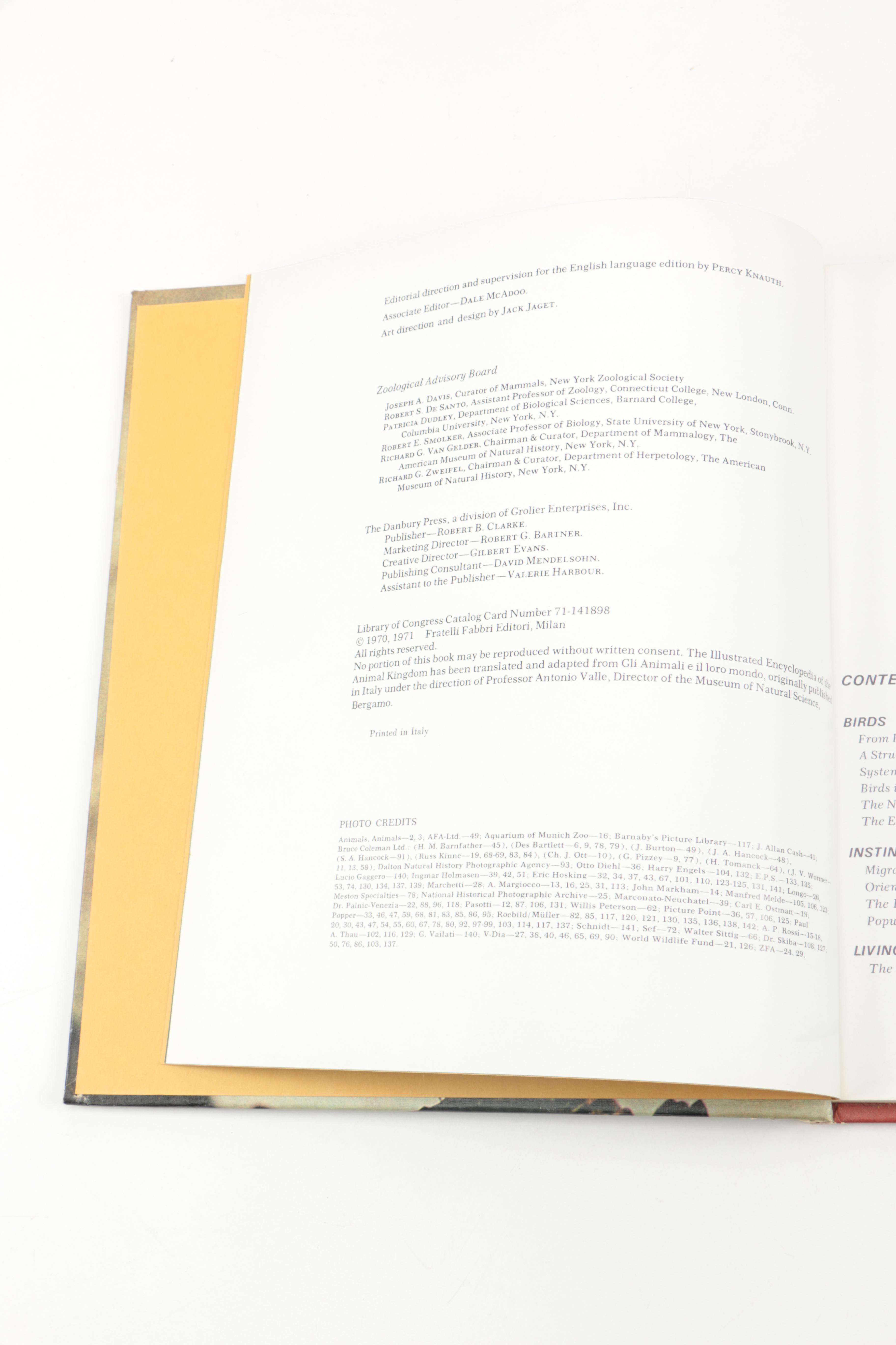 Collection of "The Illustrated Encyclopedia of the Animal Kingdom" Books