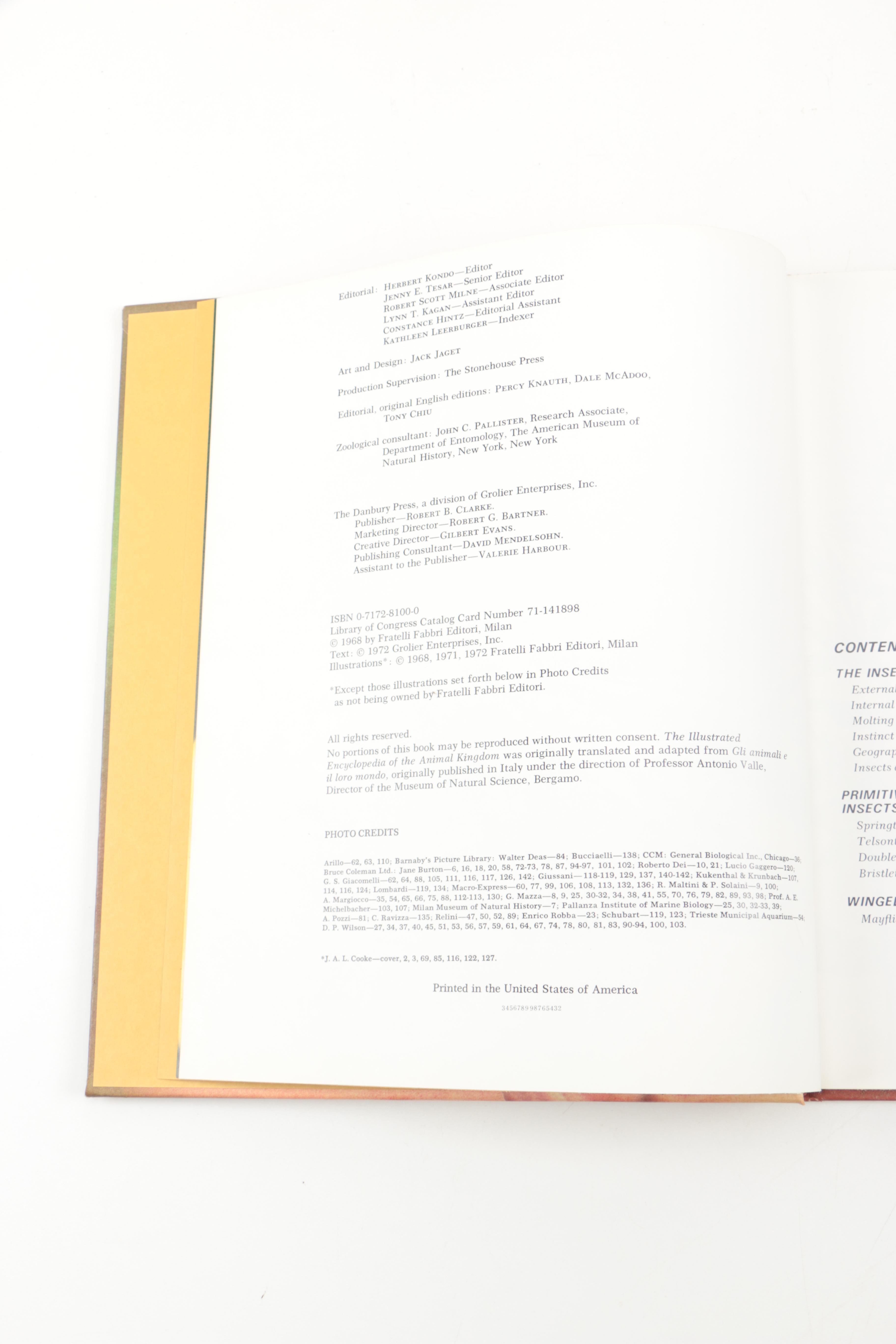 Collection of "The Illustrated Encyclopedia of the Animal Kingdom" Books