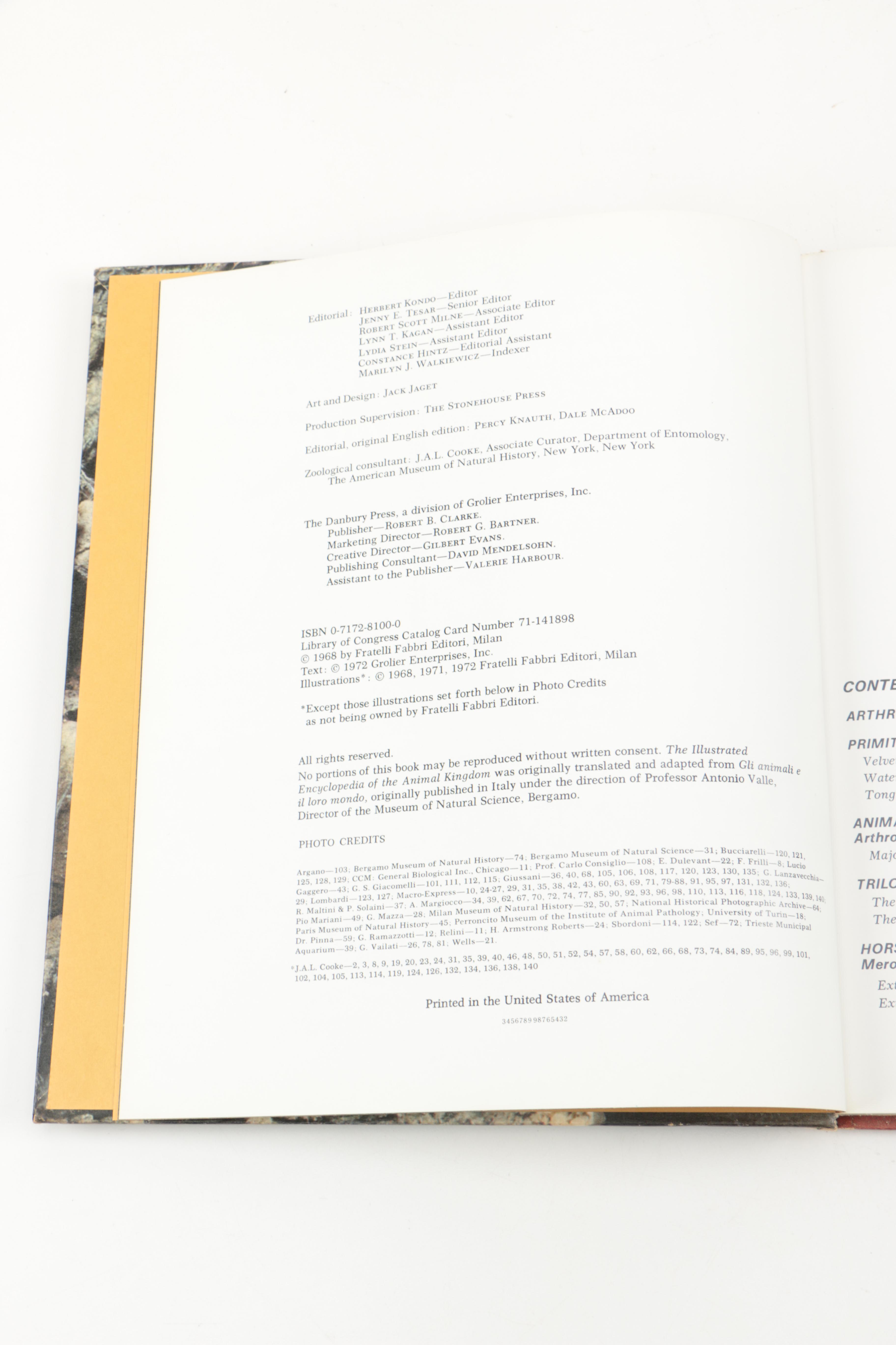 Collection of "The Illustrated Encyclopedia of the Animal Kingdom" Books